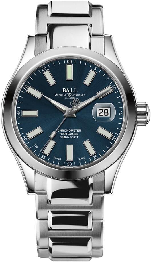 BALL Engineer III Marvelight Chronometer Blaues Zifferblatt Herren Uhr NM9026C-S6CJ-BE
