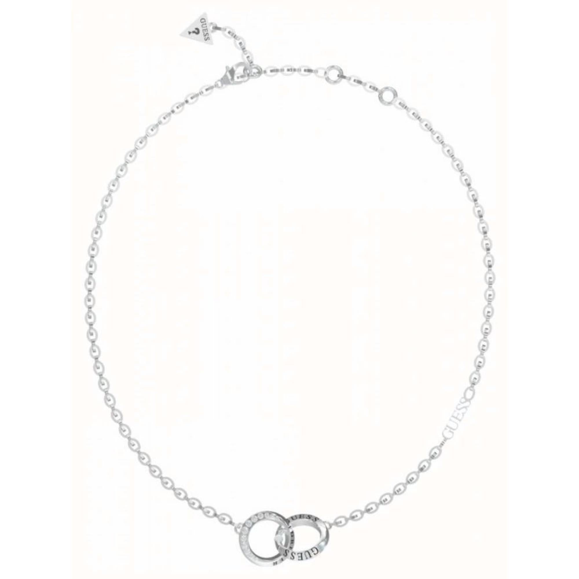 Guess Damen Edelstahl Mini Forever Link Halskette UBN02191RH