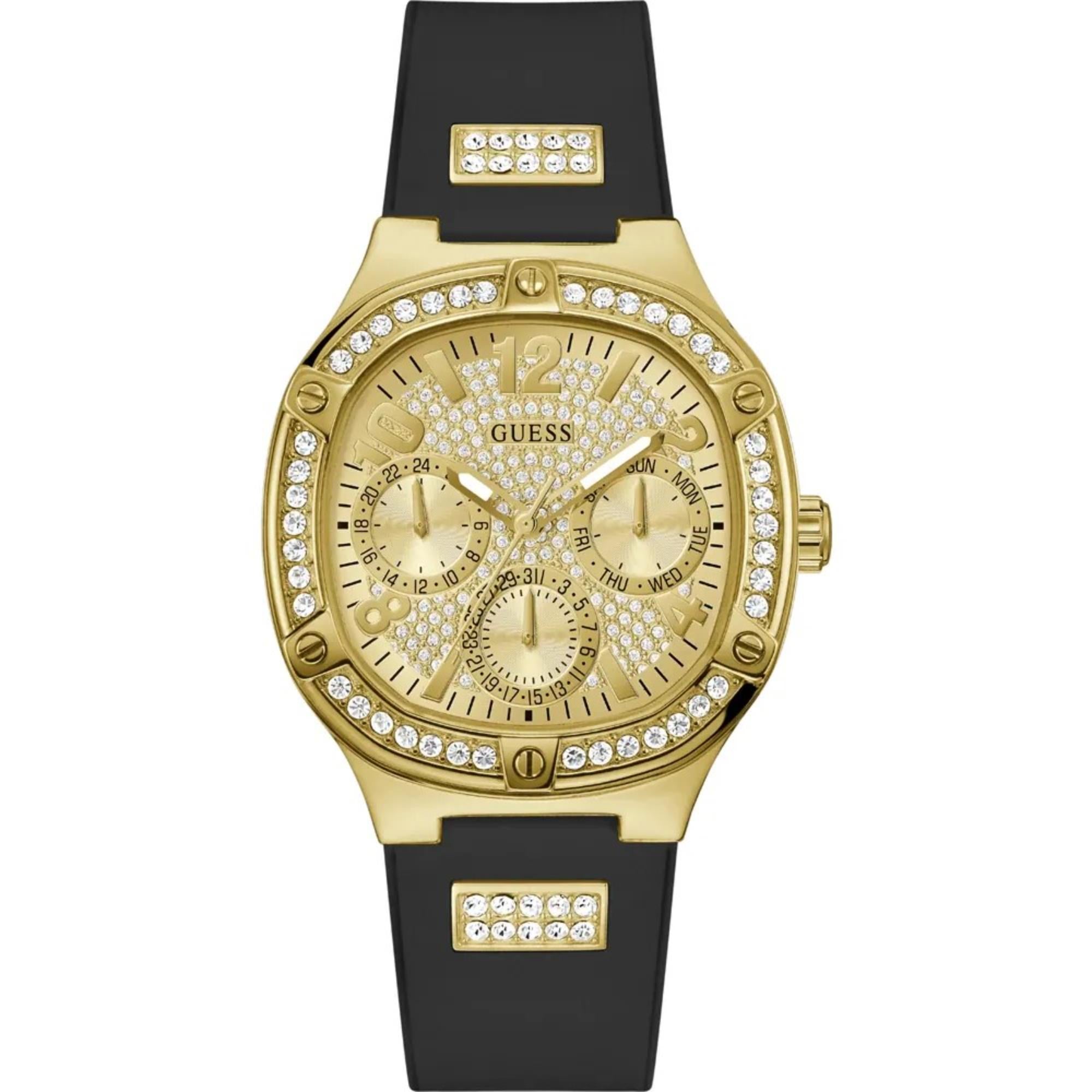 Guess Damen Duchess Gold-Zifferblatt Uhr GW0619L2