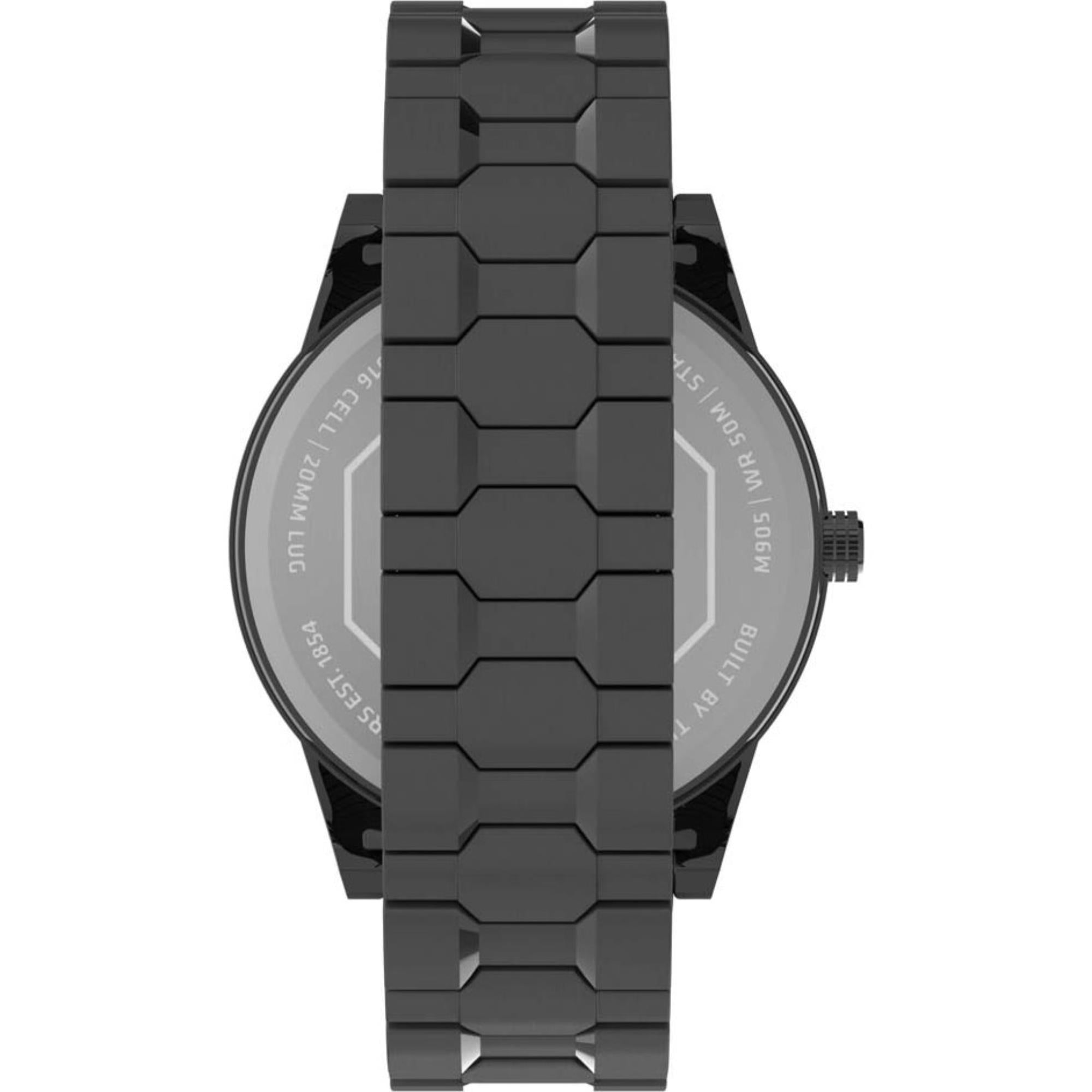 Timex UFC 42mm Black Dial Steel Mens Quartz Watch TW2V56200
