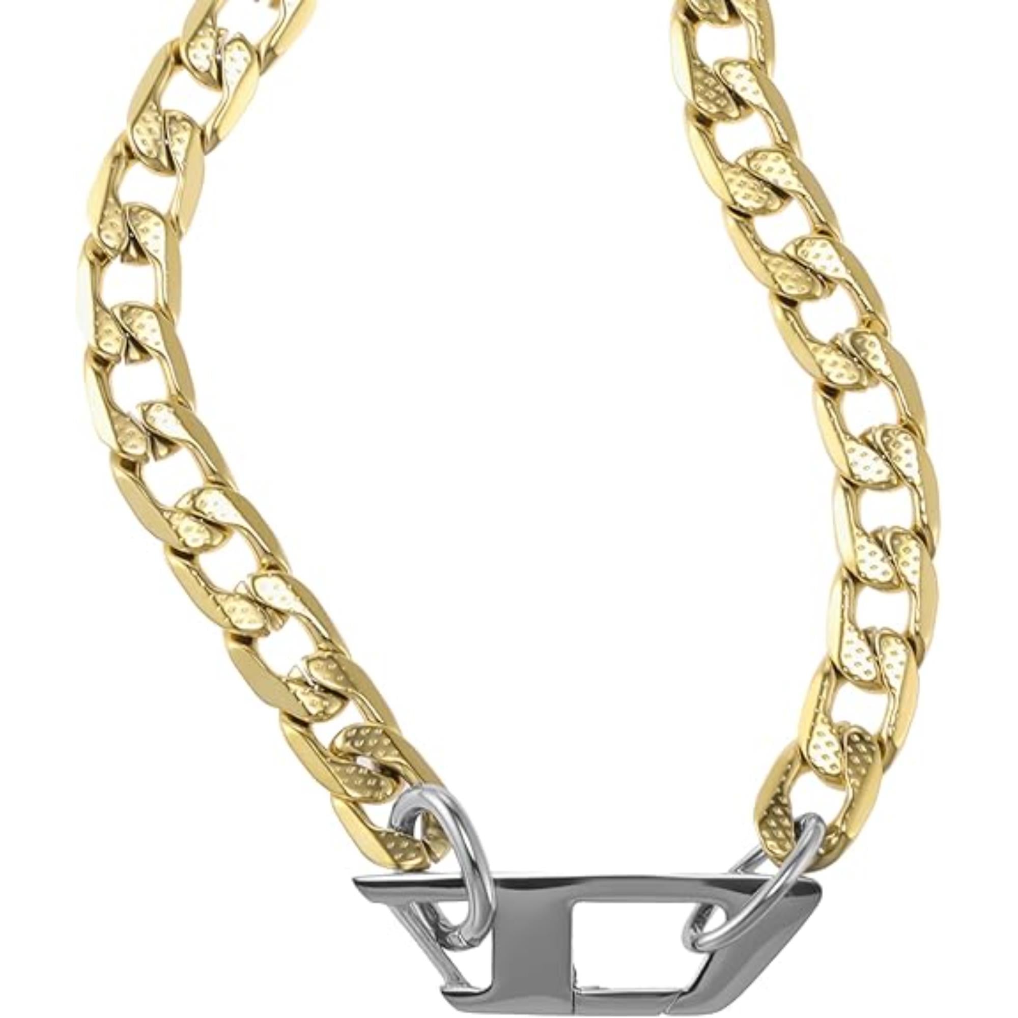 Diesel Ketten Edelstahlhalskette DX1438931