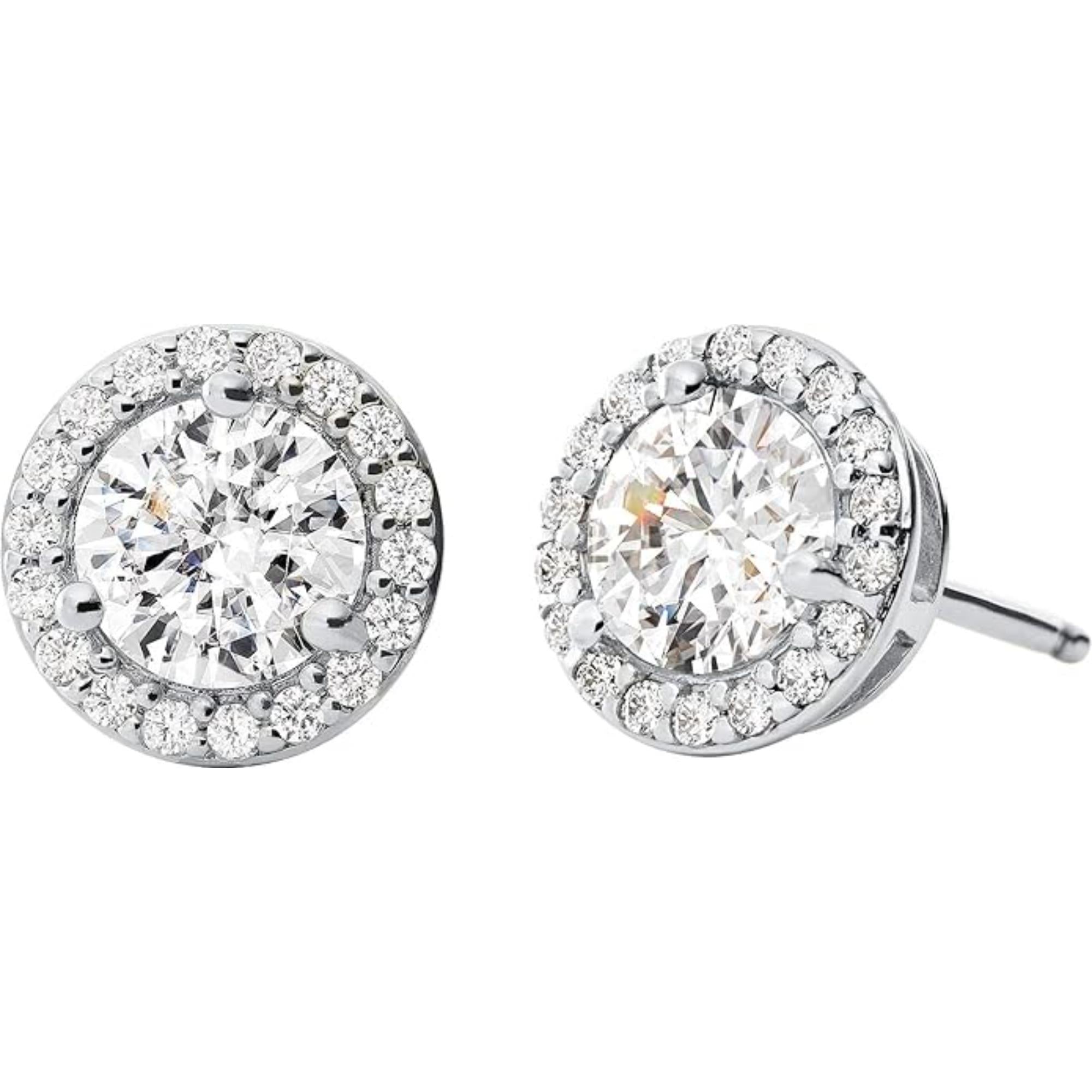 Michael Kors Damen Sterlingsilber Cz Halo Ohrstecker MKC1035AN040