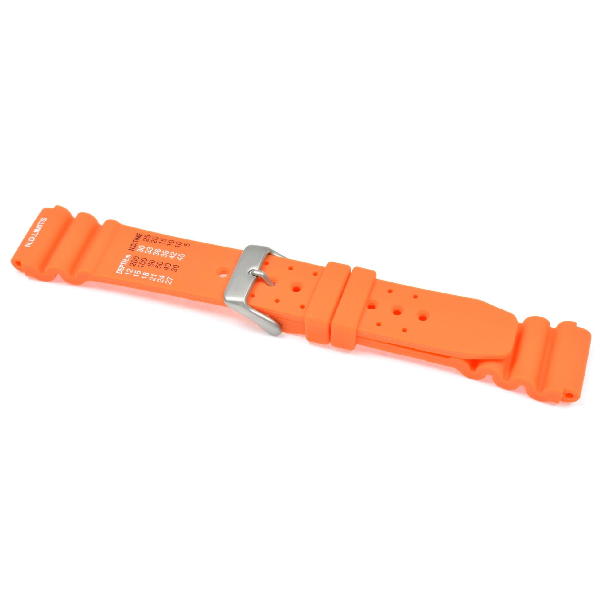 LBS Oranges Polyurethan ND Limits Uhrenarmband 8513/20