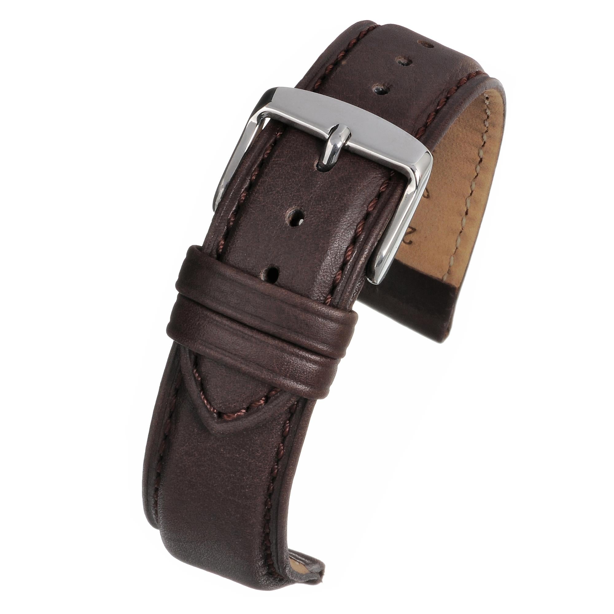 LBS Superior Brown Padded Watch Strap WH891/18