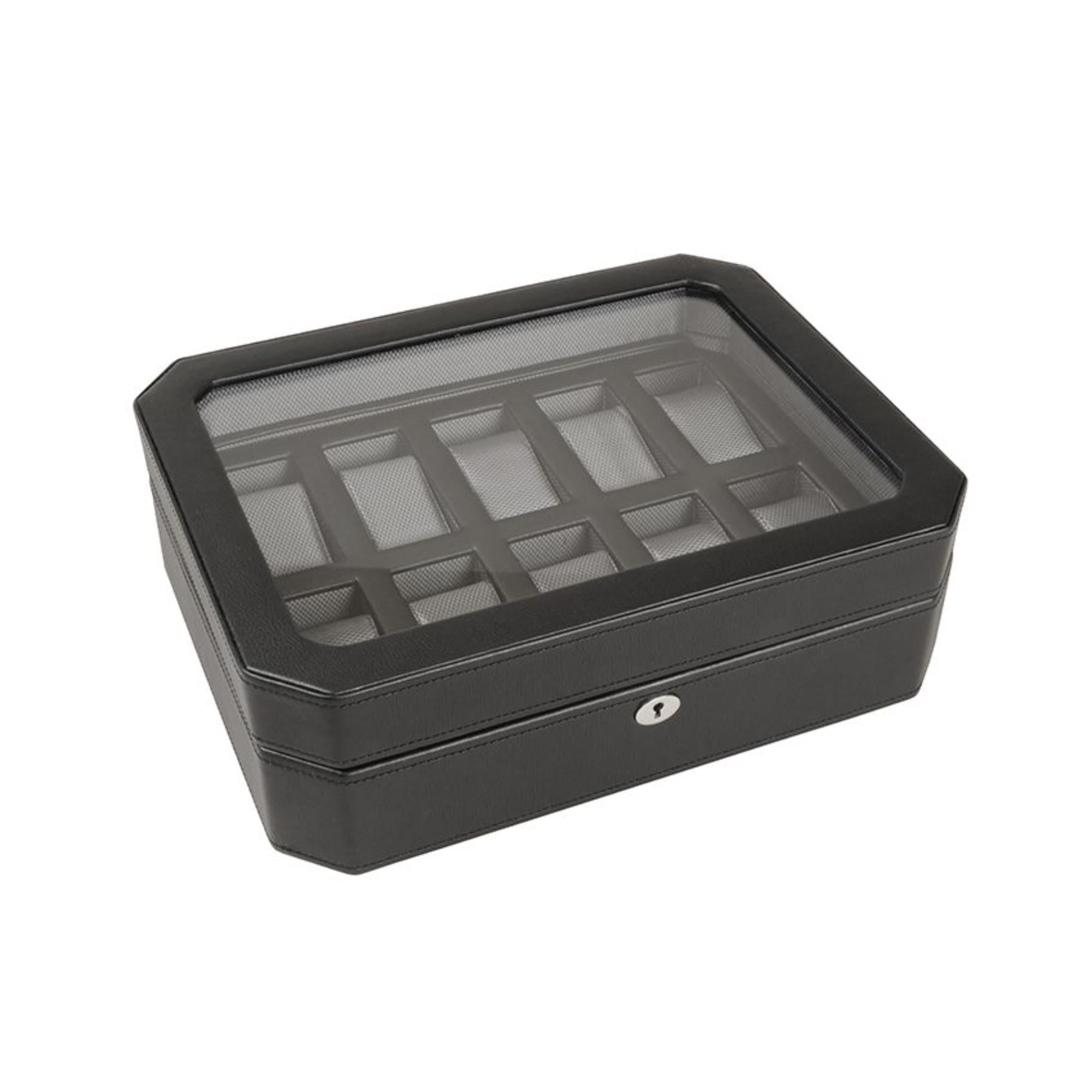 WOLF Windsor 10-teilige Uhrenbox mit Deckel 4584029