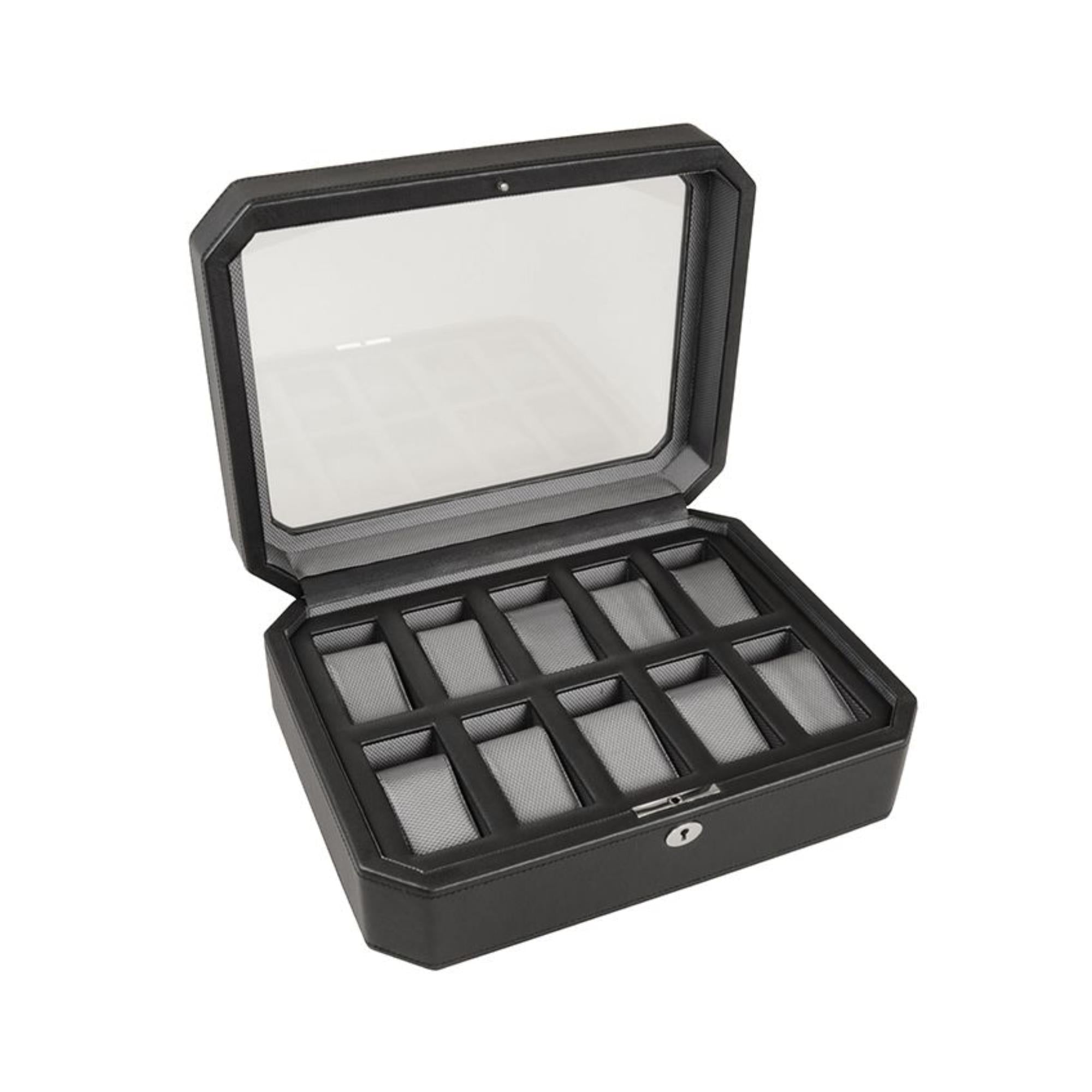 WOLF Windsor 10-teilige Uhrenbox mit Deckel 4584029
