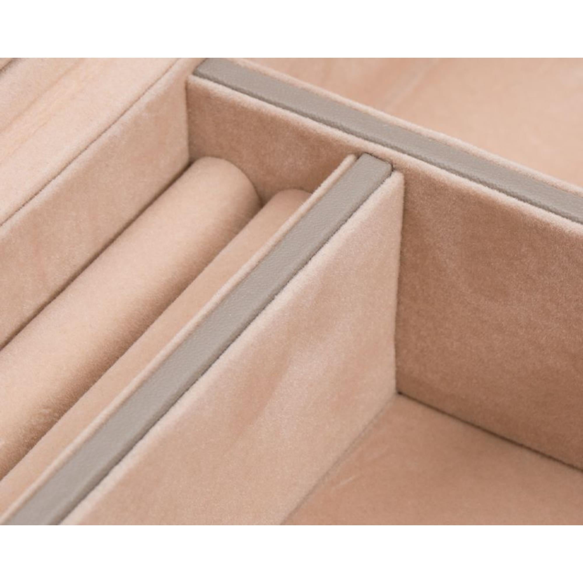 WOLF Heritage Safe Deposit Tan Leather 280334