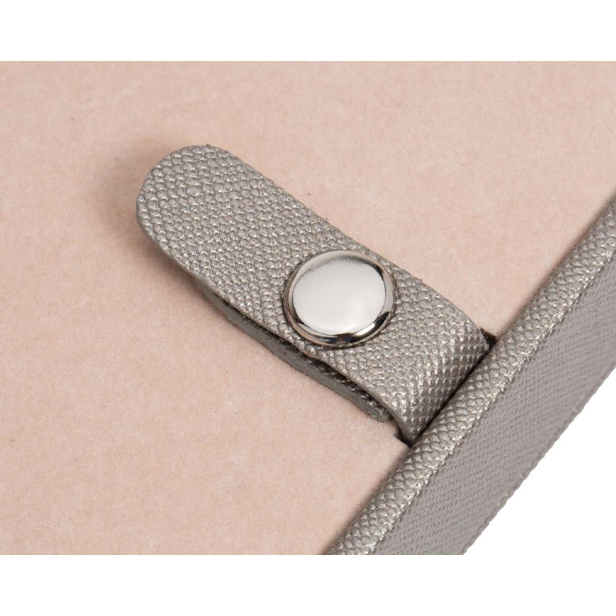 WOLF Heritage Klapp-Juwelenbox Tan Leder 281234