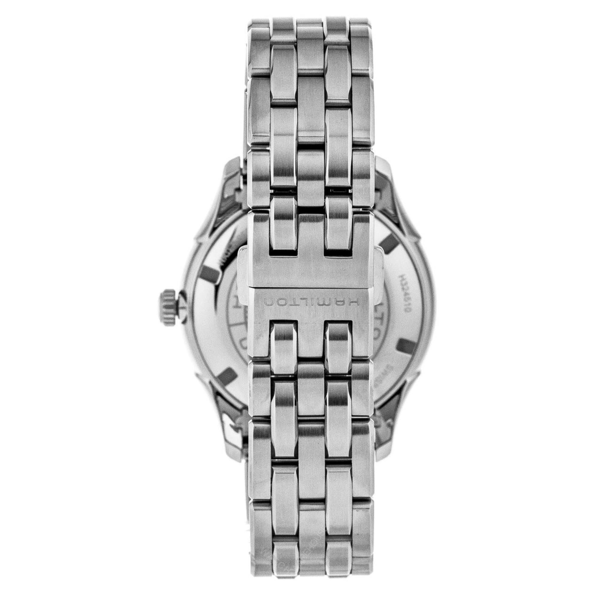 Hamilton Jazzmaster 40mm Blue Dial Steel Mens Quartz Watch H32451141