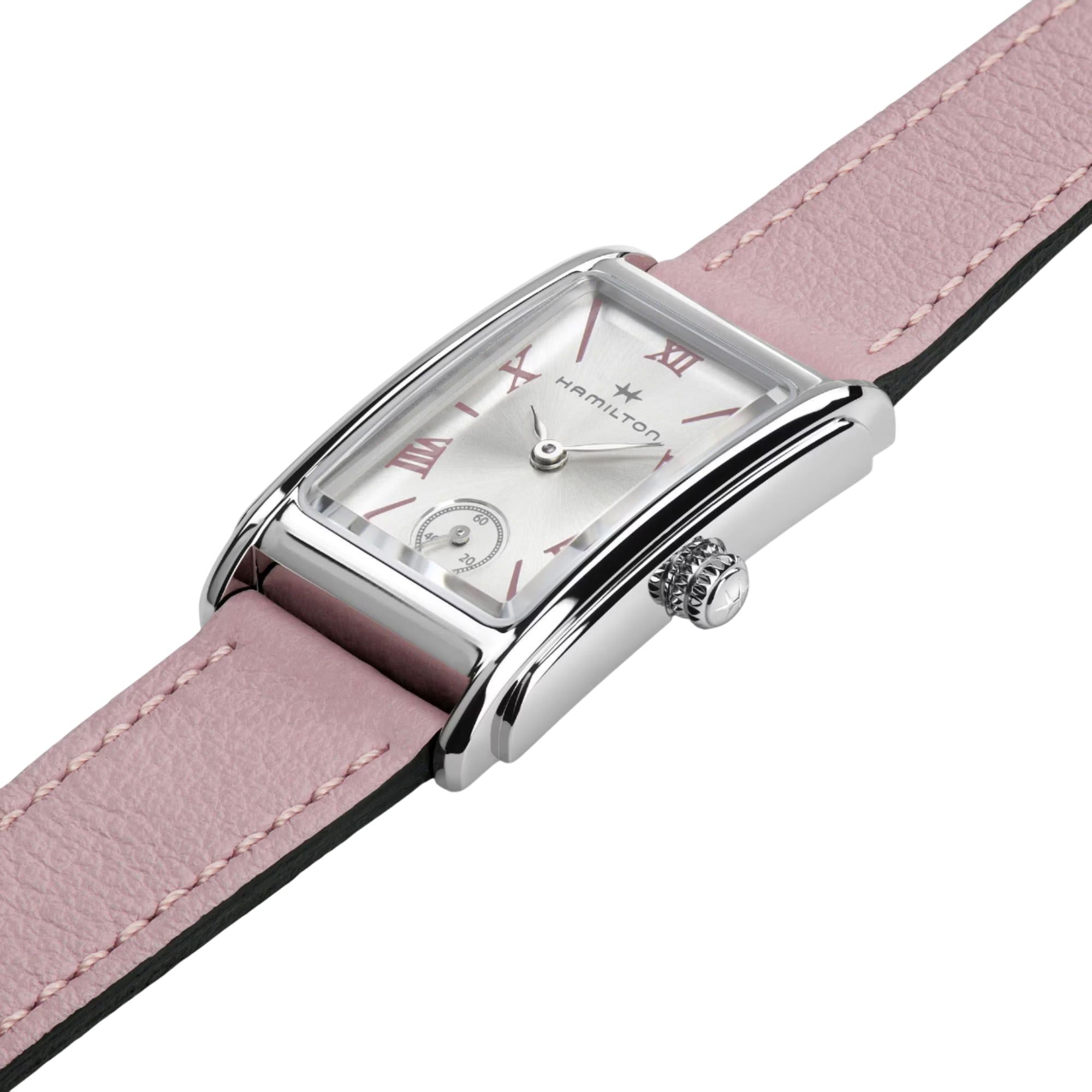 Hamilton American Classic 19mm Silver Dial Leather Ladies Quartz Watch H11221853