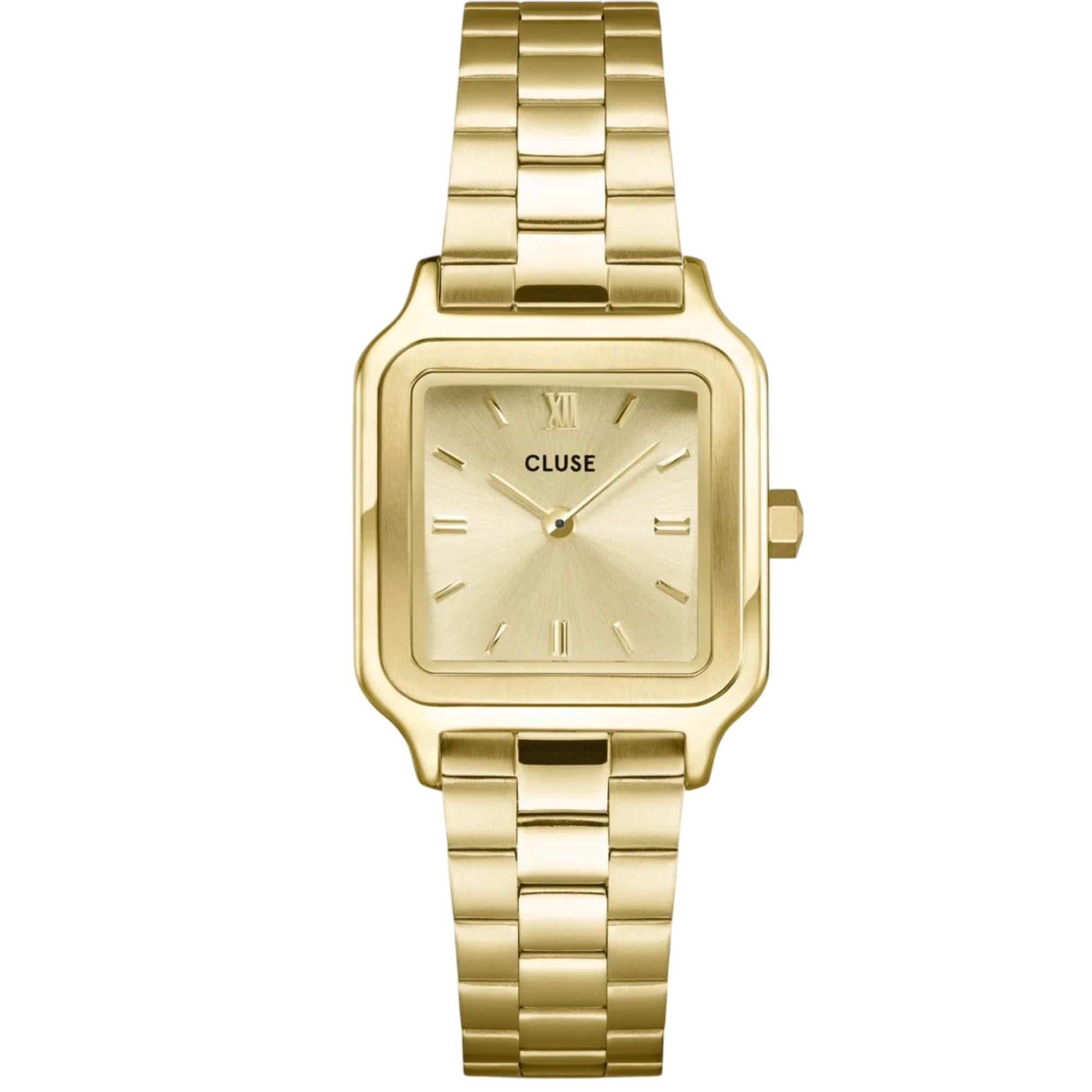 Montre femme CLUSE Gracieuse Petite Quartz cadran or bracelet acier CW11802