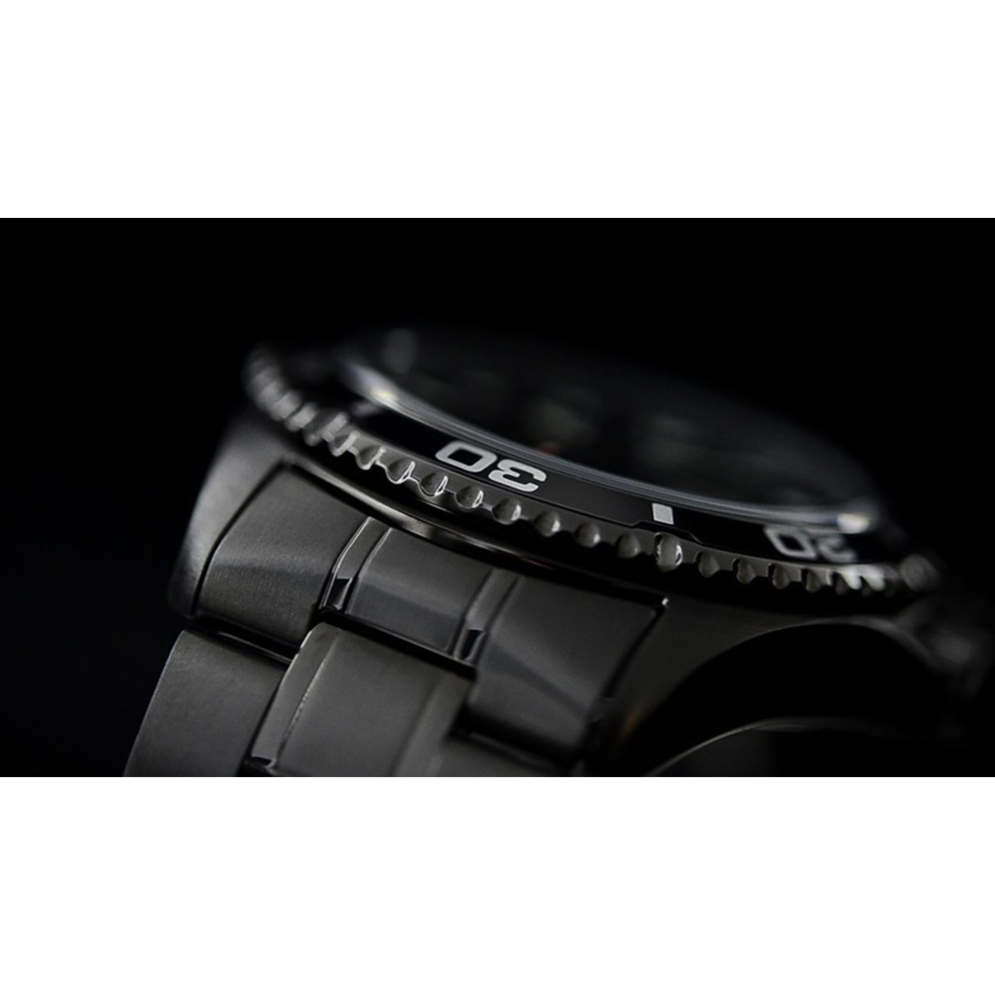 Orient Ray Raven II 41.5mm Black Dial Steel Mens Automatic Watch TAA02003B9