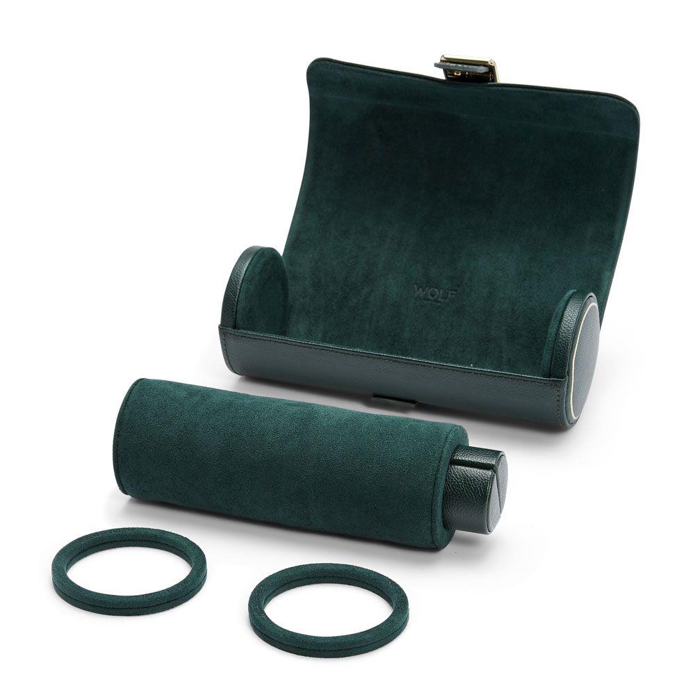 WOLF British Racing Triple Green Watch Roll 792941