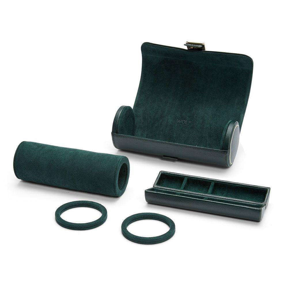 WOLF British Racing Triple Green Watch Roll 792941