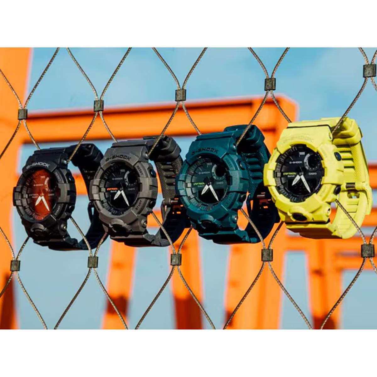 Casio G-Shock Bluetooth Digi-Analogue Black Dial Resin Strap Men's Watch GBA-800-1AER