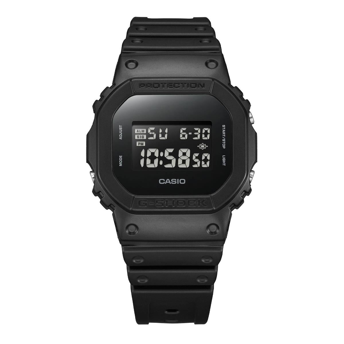 Casio G-Shock 5600 Serie Schwarze Digital Kunststoffarmband Herren Uhr DW-5600UBB-1ER
