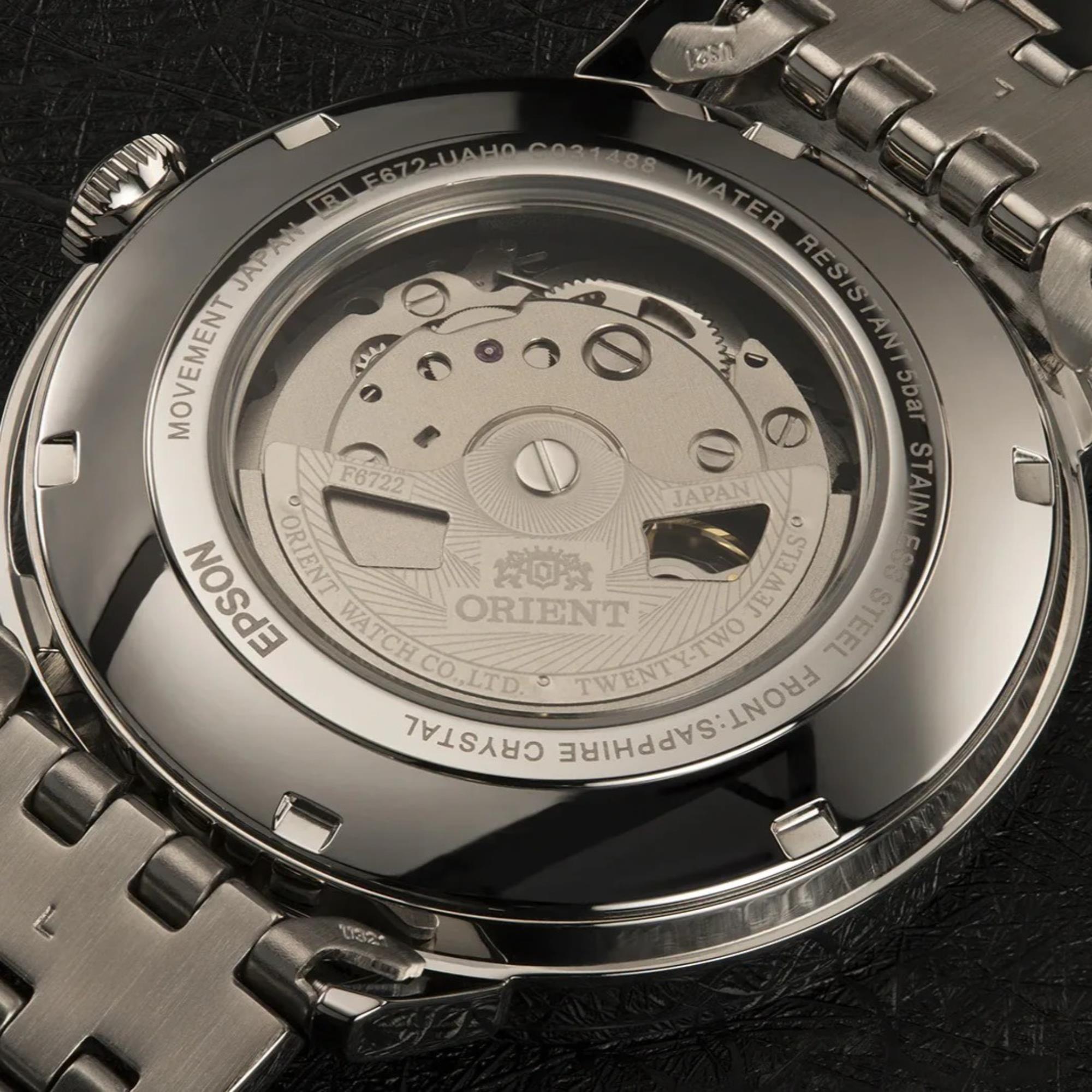 Orient Contemporary 42mm White Dial Steel Mens Automatic Watch RA-AC0J10S10B