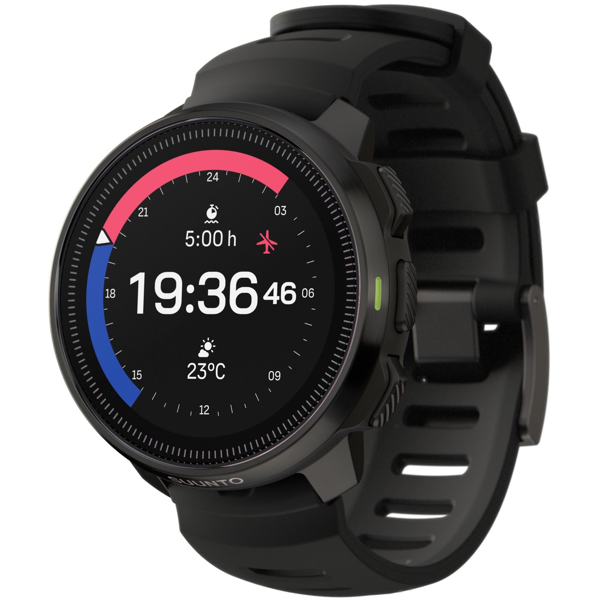 Suunto Ocean All Black Digitale Silikon Smartwatch SS050982000