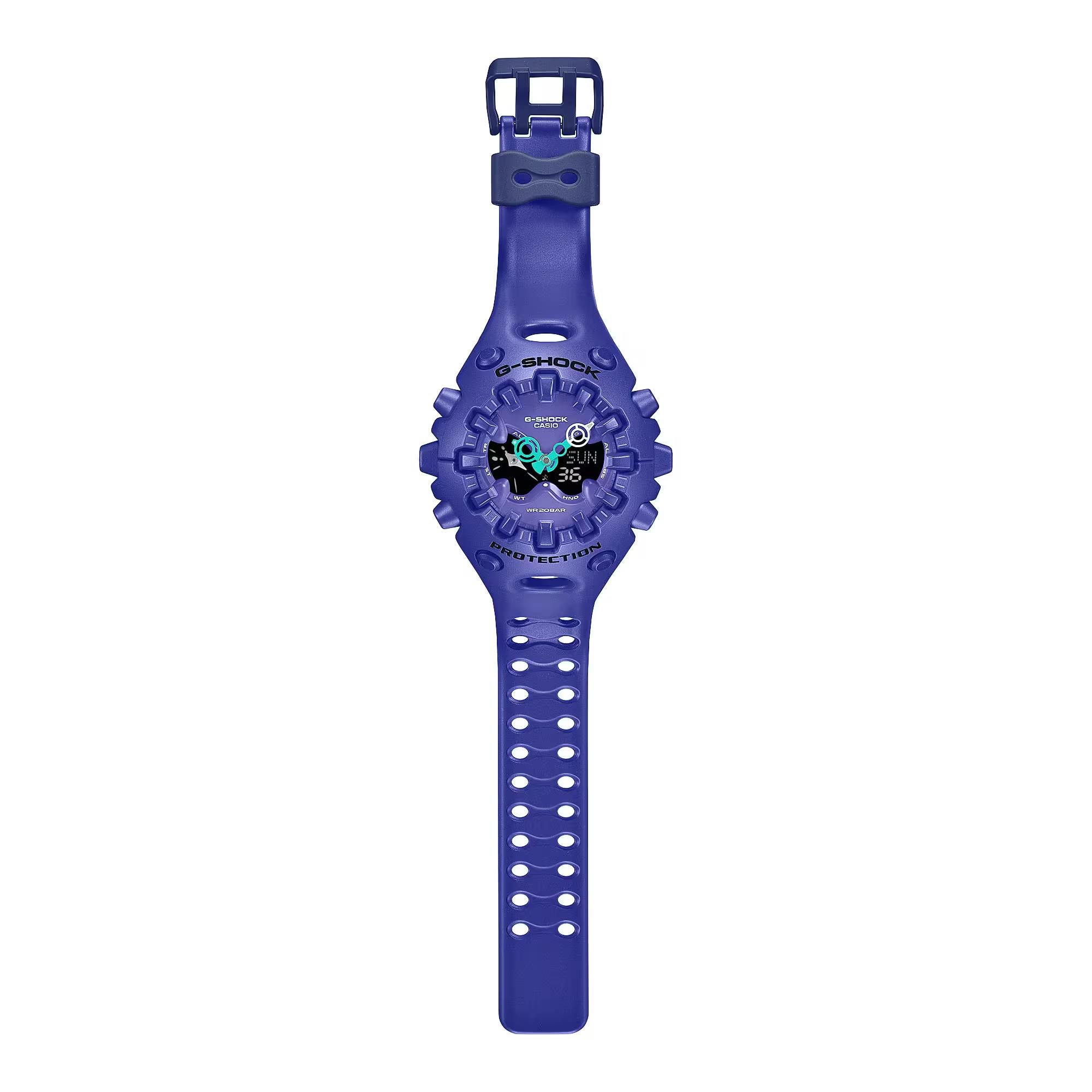 Casio G-Shock GA-V01 Serie Quarz Lila Digi-Analoge Harzarmband Herren Uhr GA-V01-2AER