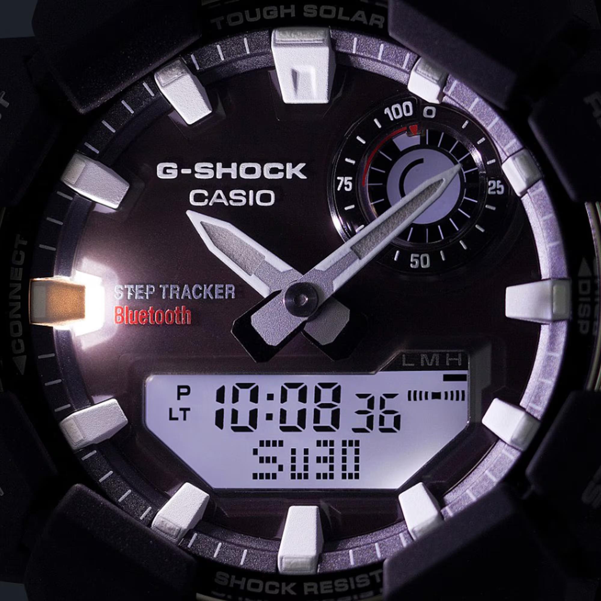 Casio G-Shock Solar Bluetooth Grüne Digi-Analoge Harzarmband Herren Uhr GA-B010-3AER