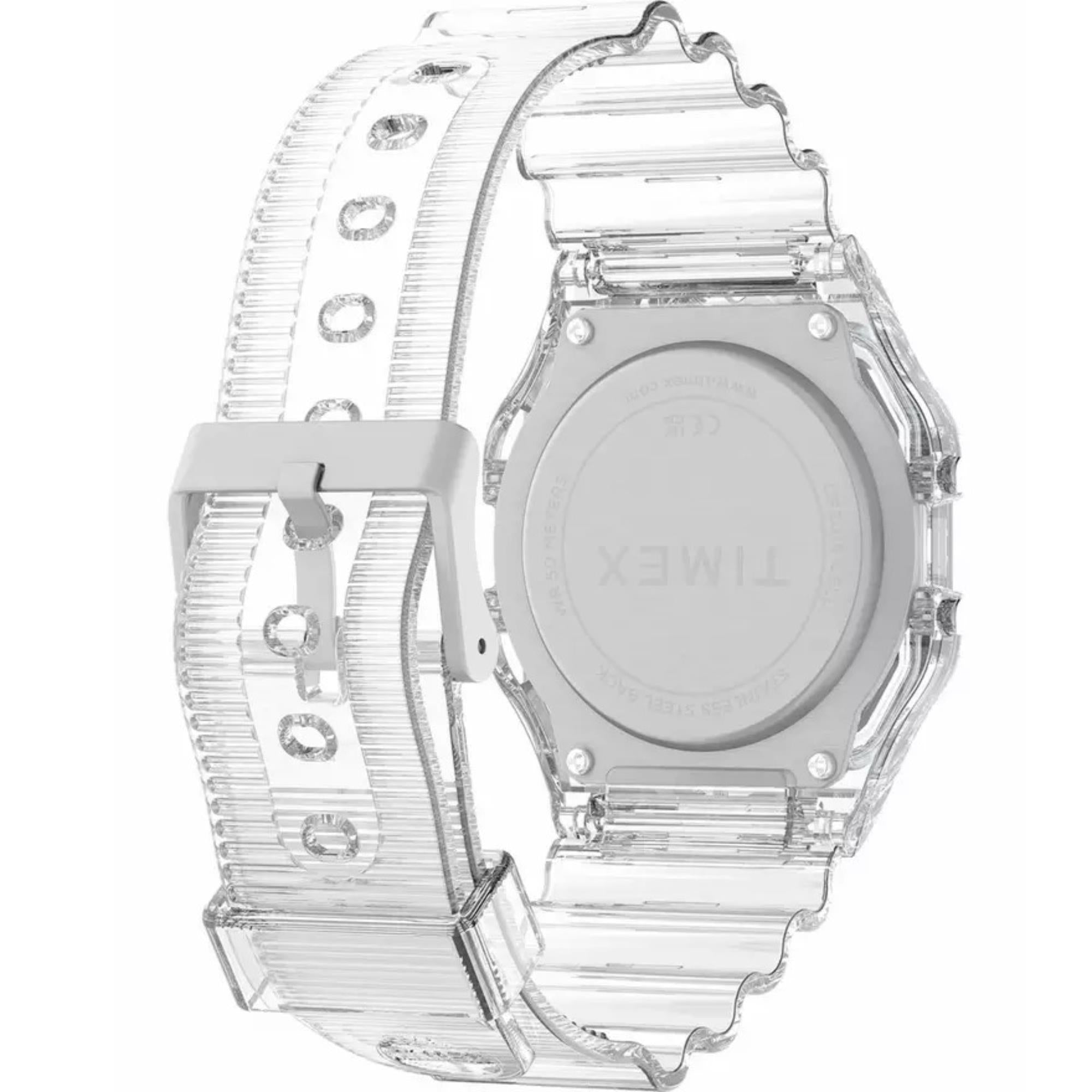Timex T80 Digitale Translucente Armband Damen Uhr TW2Y36400