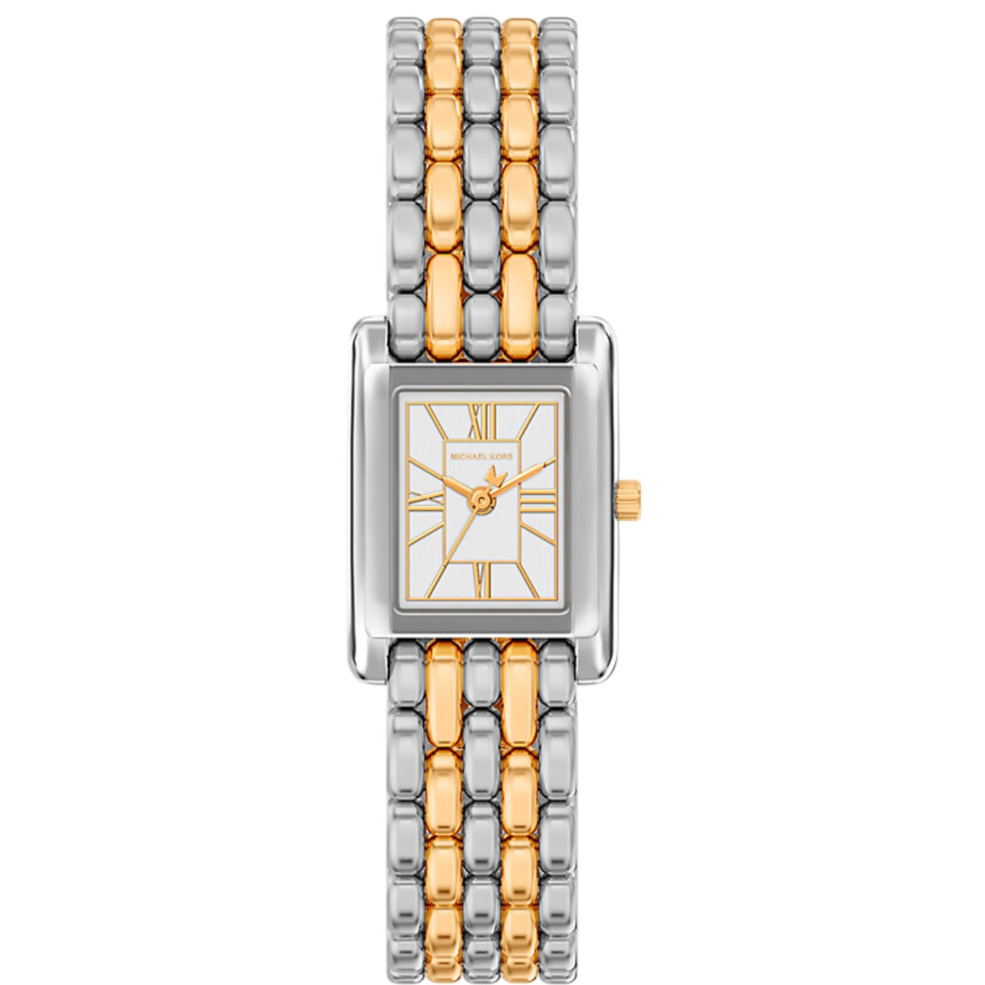 Michael Kors Petite 20mm White Dial Steel Ladies Quartz Watch MK4999