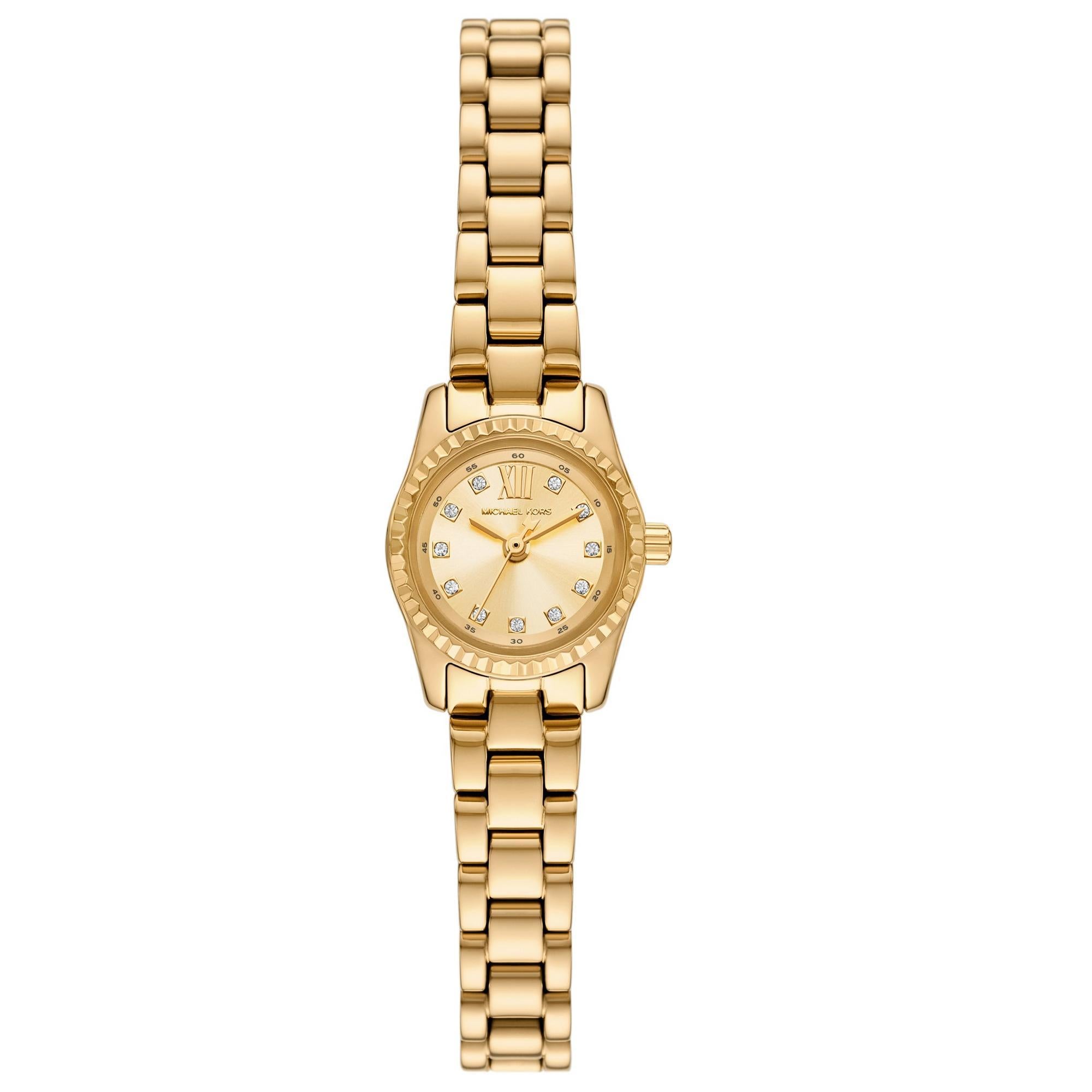 Orologio da donna Michael Kors Lexington 19mm quadrante oro acciaio quarzo MK4862