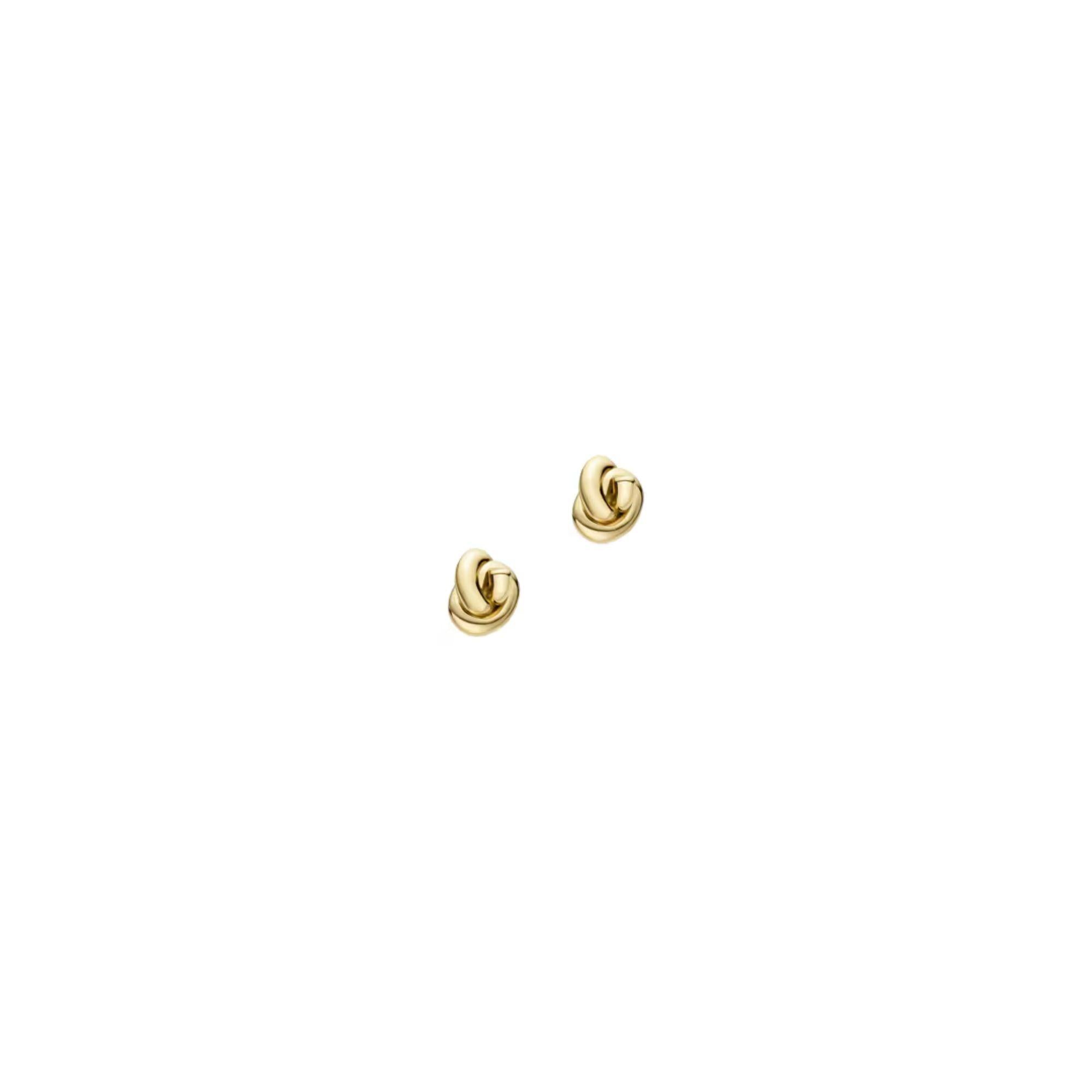 Emporio Armani Paramour Ohrringe für Damen mit goldfarbener Knoteneinfassung EG3639710