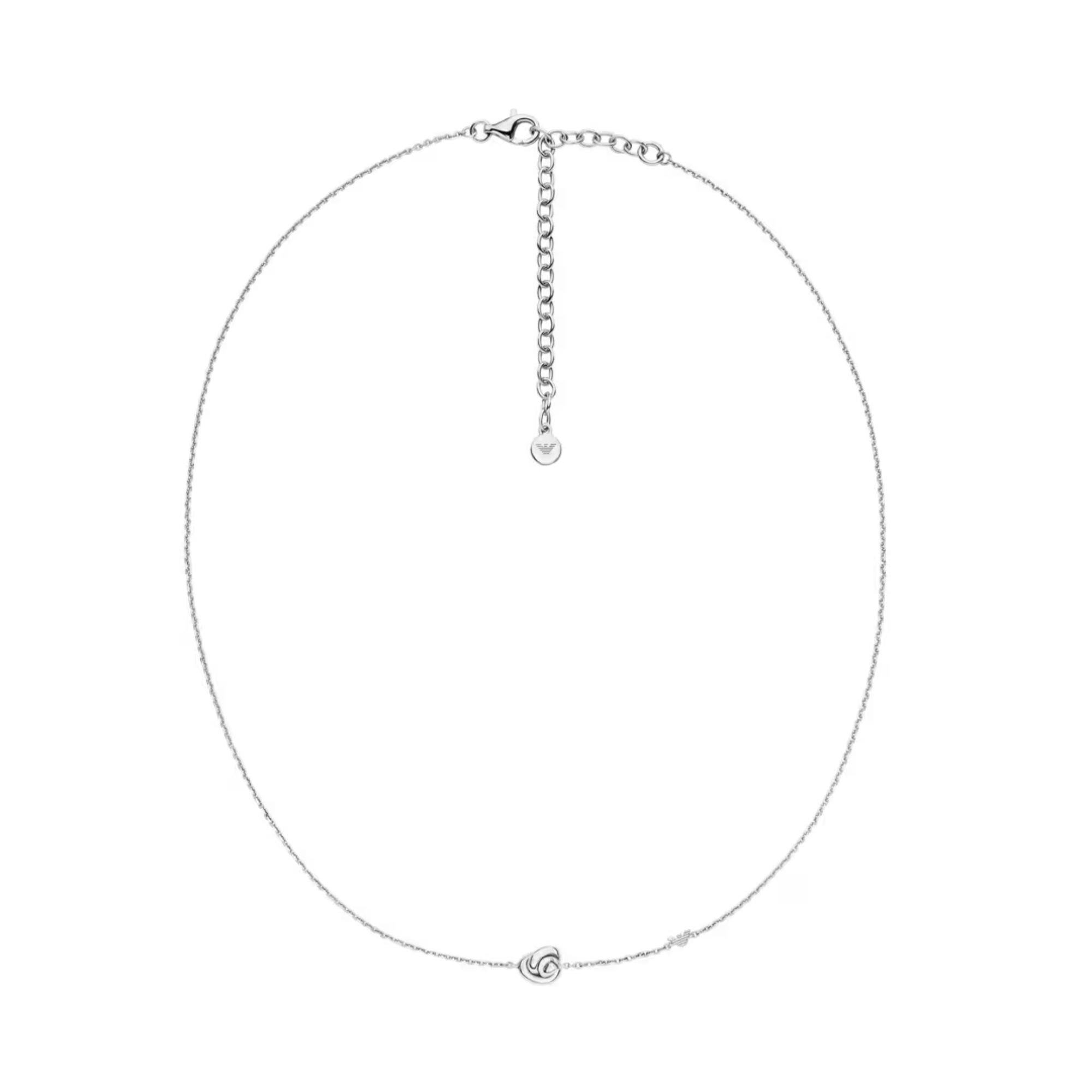 Emporio Armani Paramour Halskette für Damen aus Sterlingsilber mit Knoten EG3642040