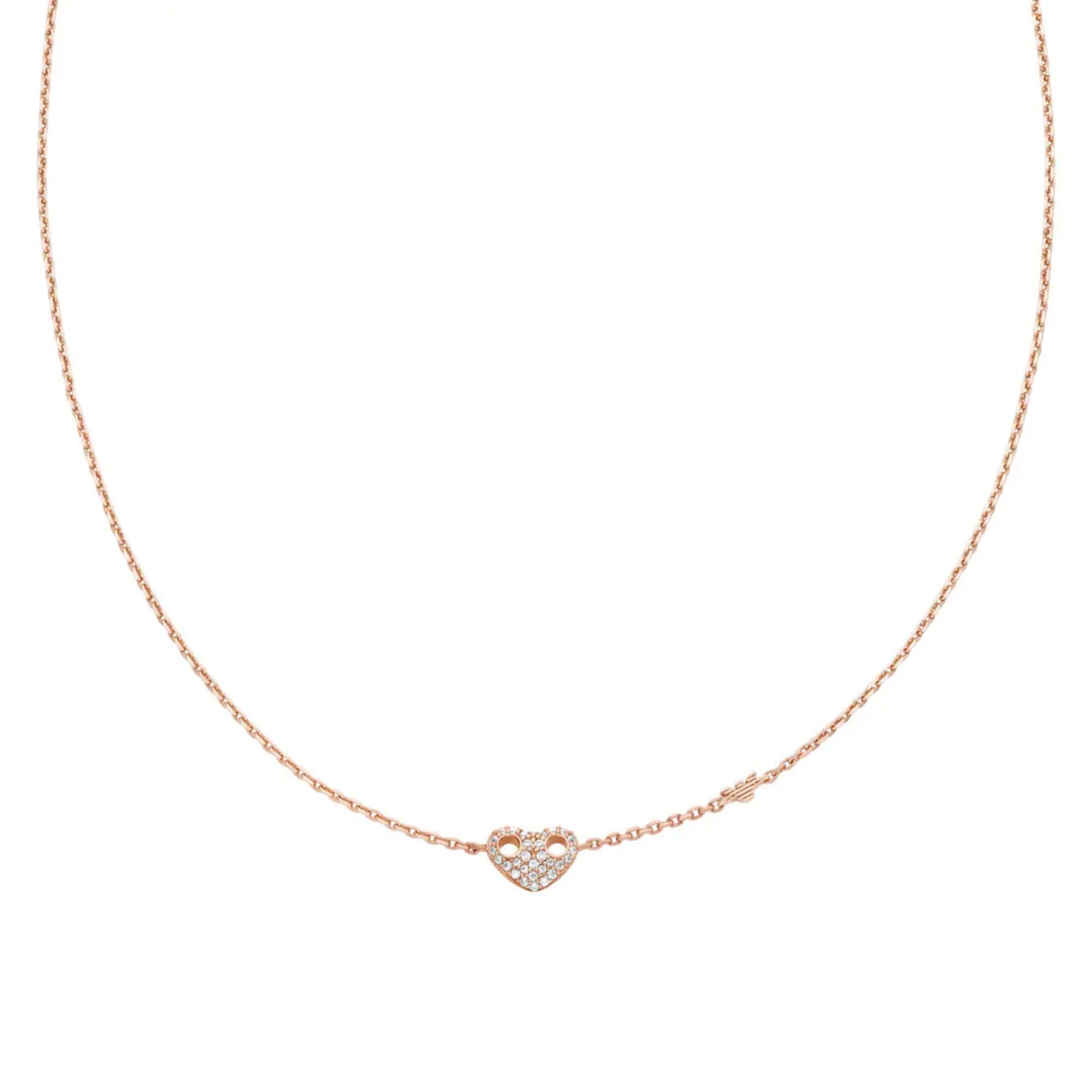 Emporio Armani Sentimental Marina's Love Sterling Silver Women's Necklace EG3648221