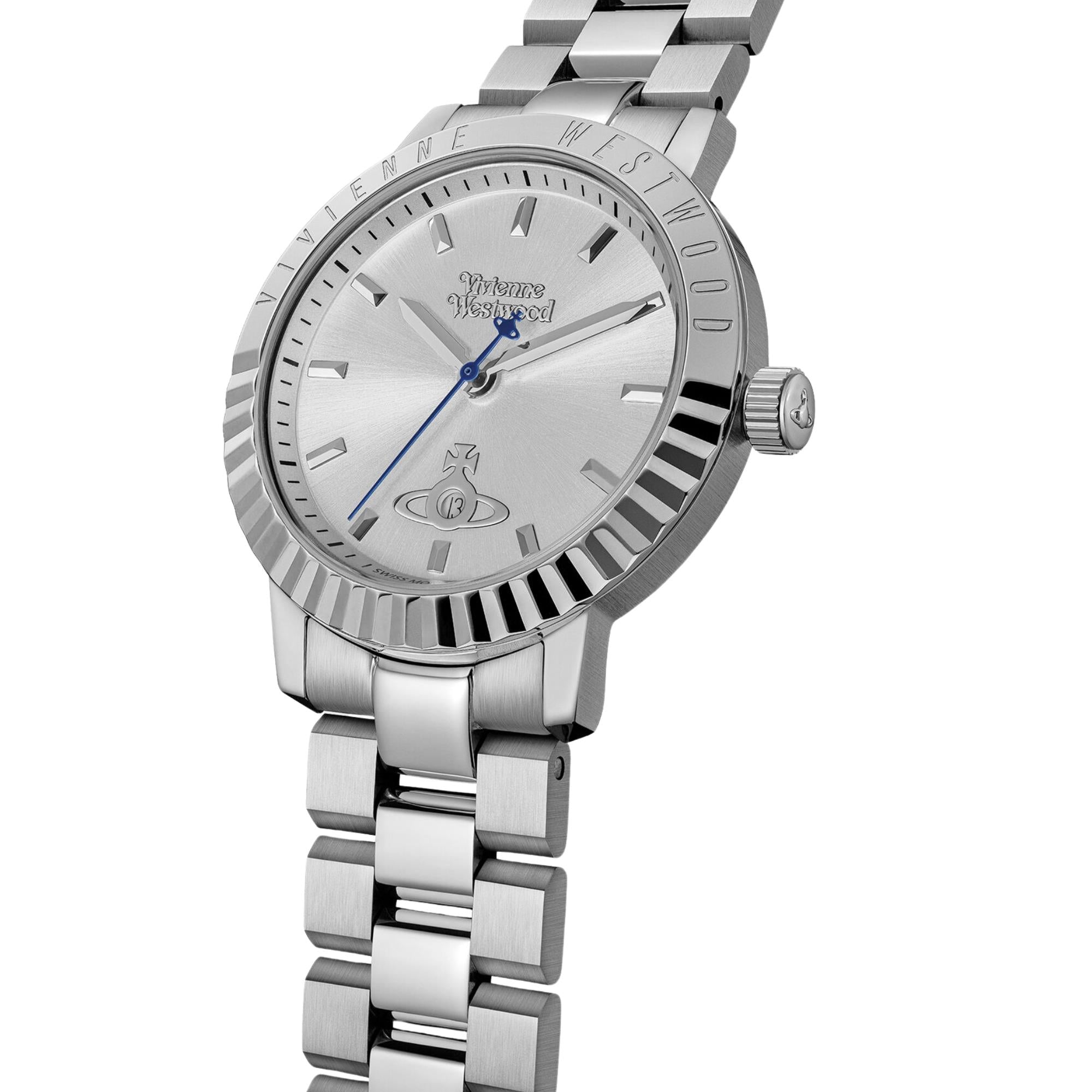 Vivienne Westwood Dulwich Quartz Silver Dial Steel Watch VV307SLSL