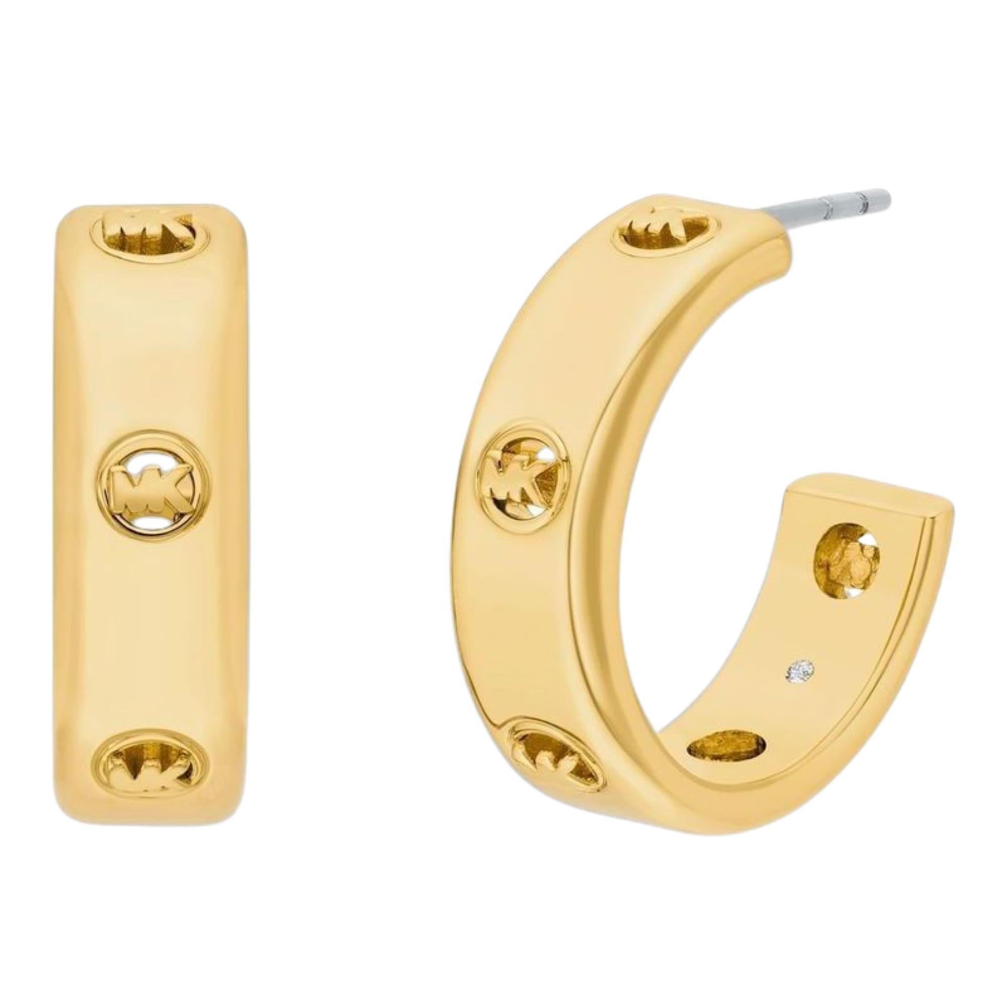 Michael Kors Premium Gold Tone Women's Earrings MKJ8617710