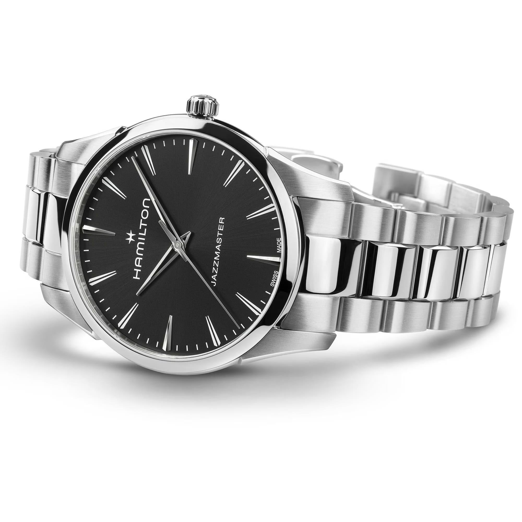 Hamilton Jazzmaster H32461131 polished 40mm stainless steel case