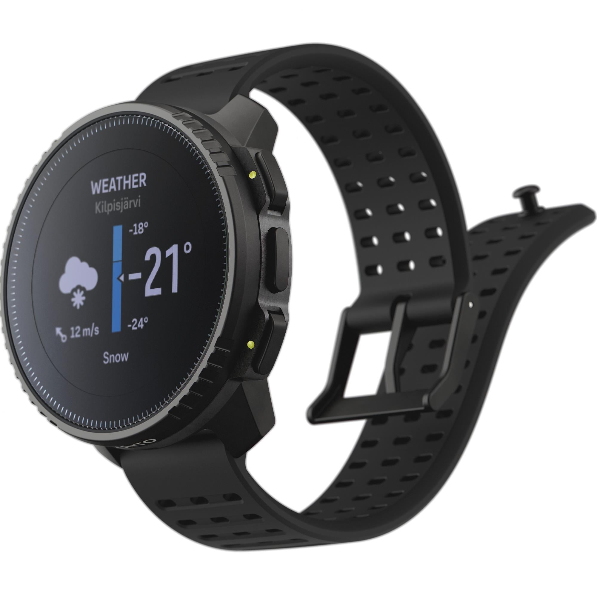 Suunto Vertical All Black Digital Silicone Smart Watch SS050862000