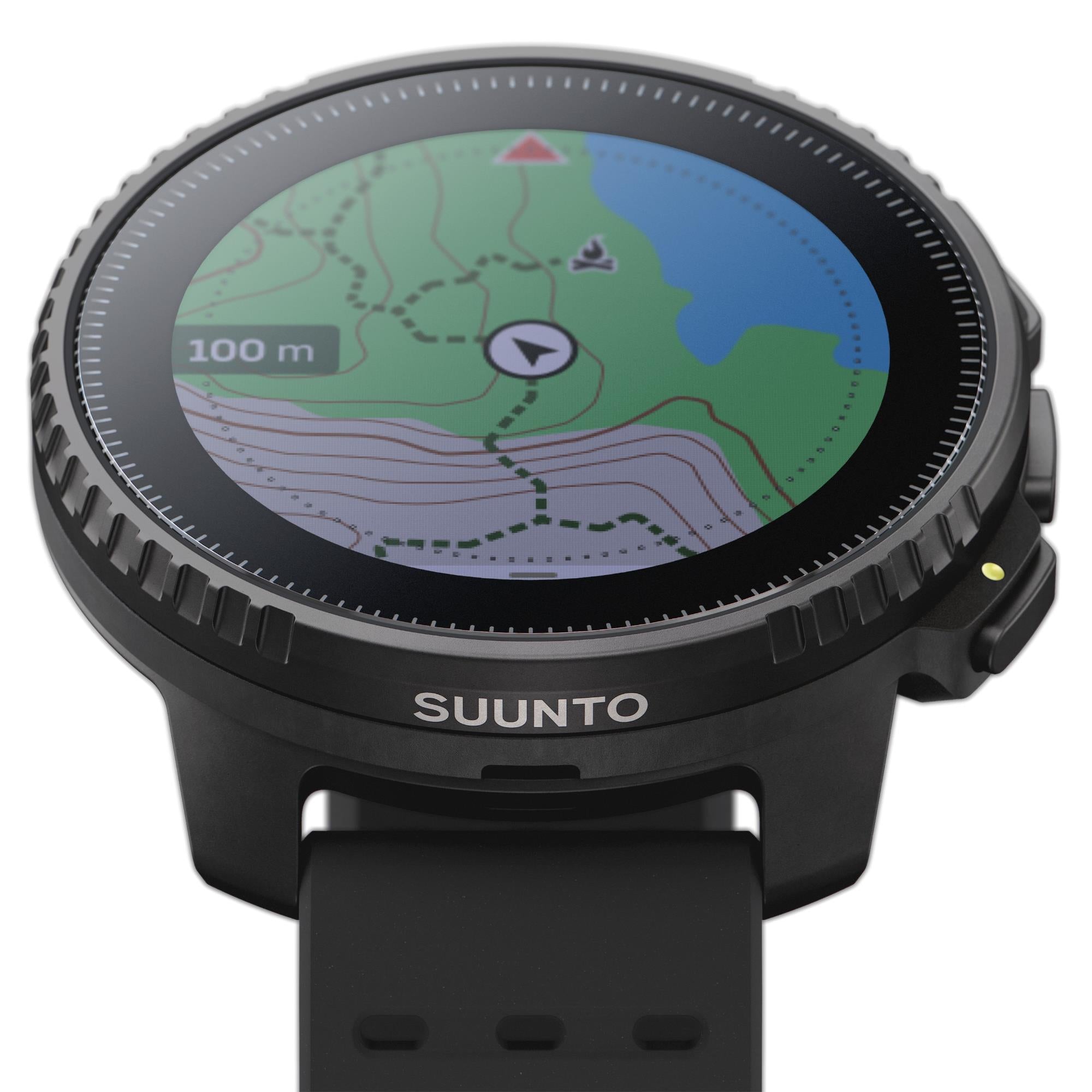 Suunto Vertical All Black Digital Silicone Smart Watch SS050862000