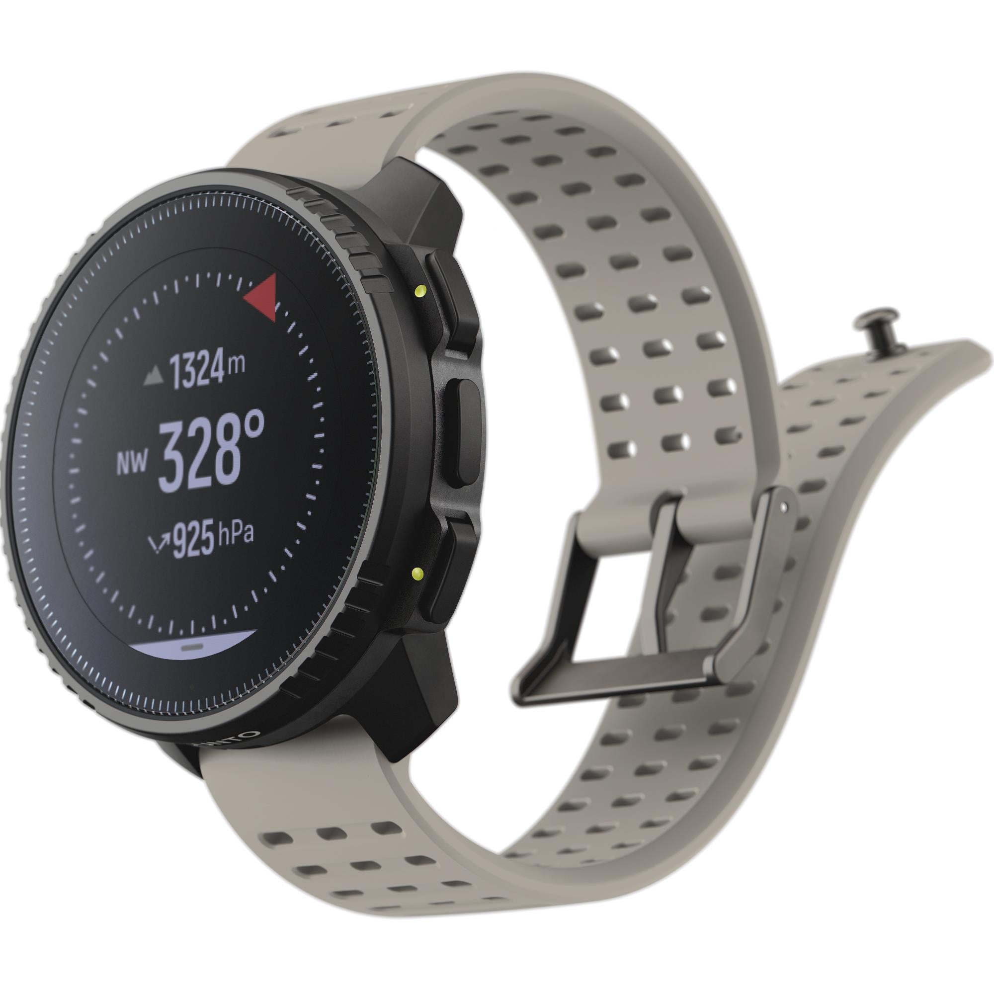 Suunto Vertical Black Sand Digital Silicone Smart Watch SS050863000