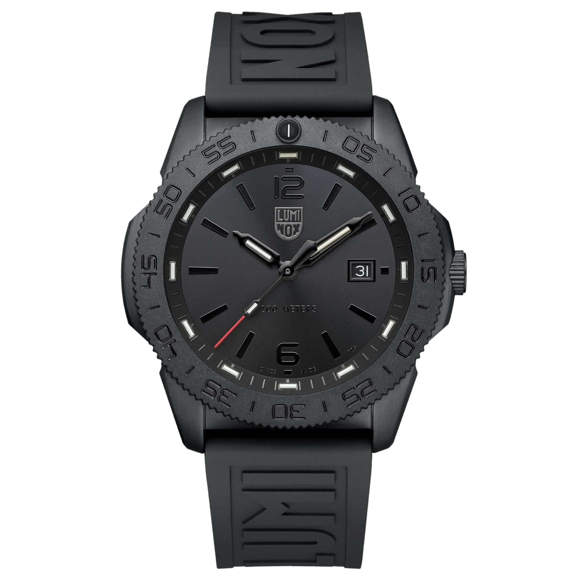 Luminox Pacific Diver 44mm Black Dial Rubber Mens Quartz Watch XS.3121.BO.1