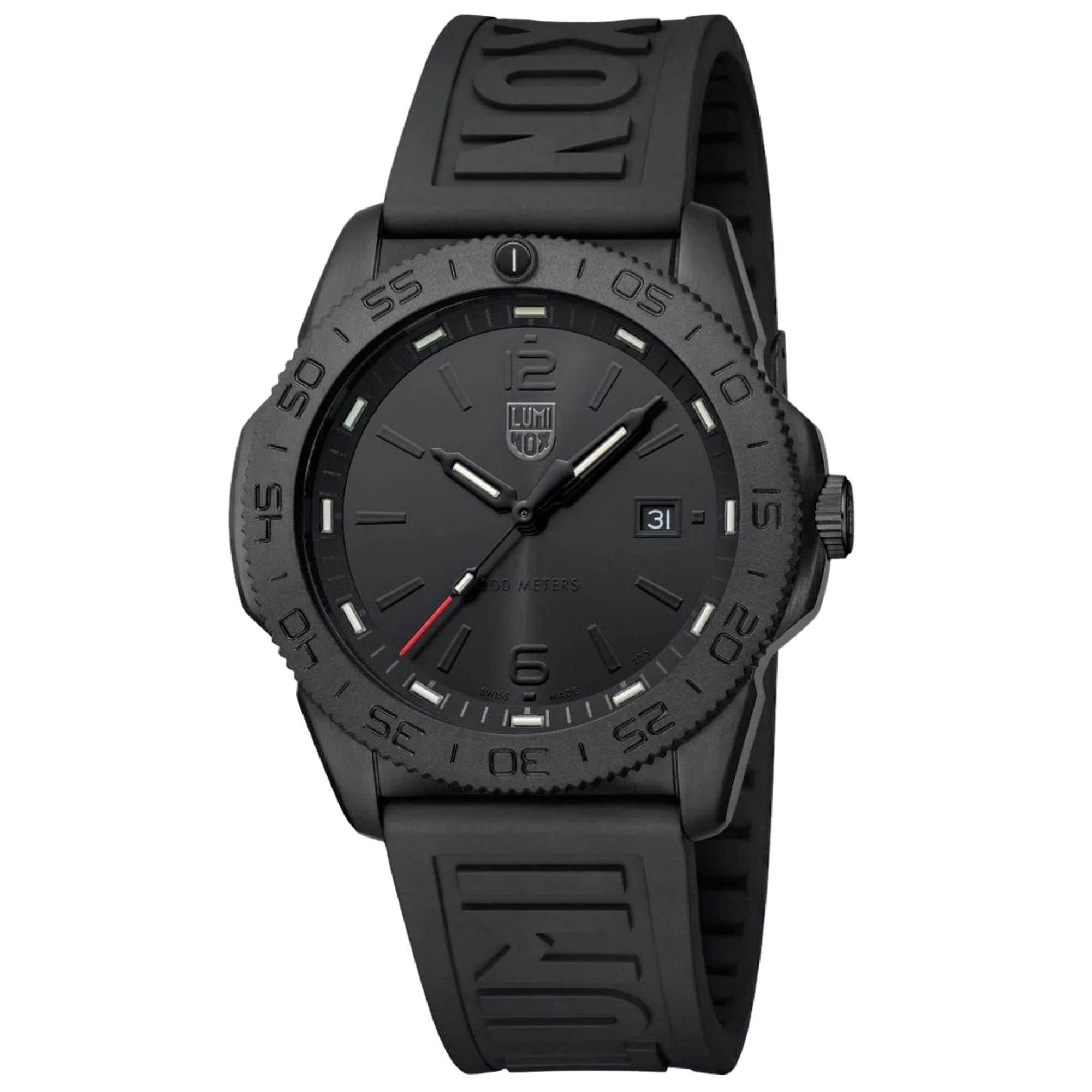 Luminox Pacific Diver 44mm Black Dial Rubber Mens Quartz Watch XS.3121.BO.1