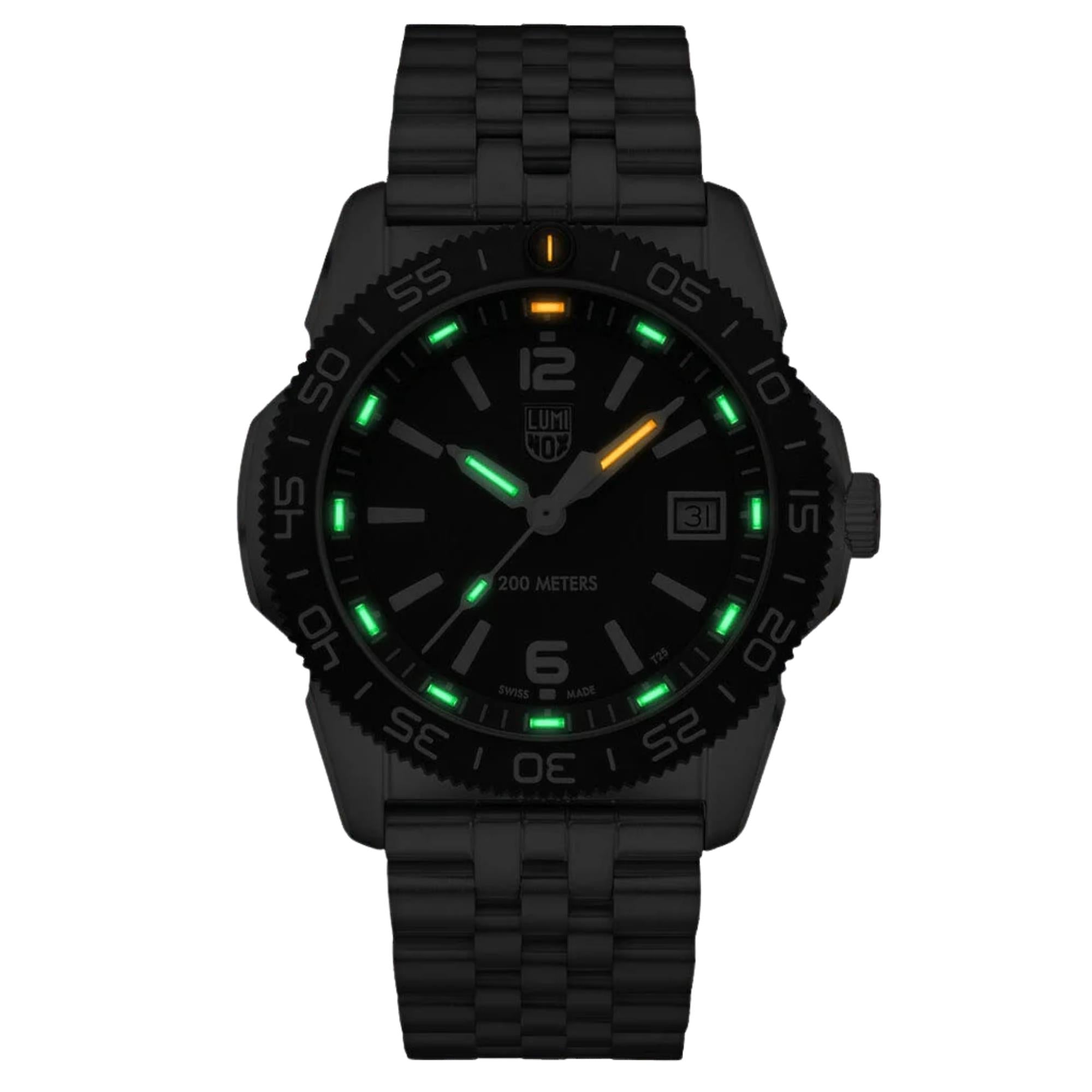 Luminox Pacific Diver 39mm Black Dial Steel Mens Quartz Watch XS.3122M.1