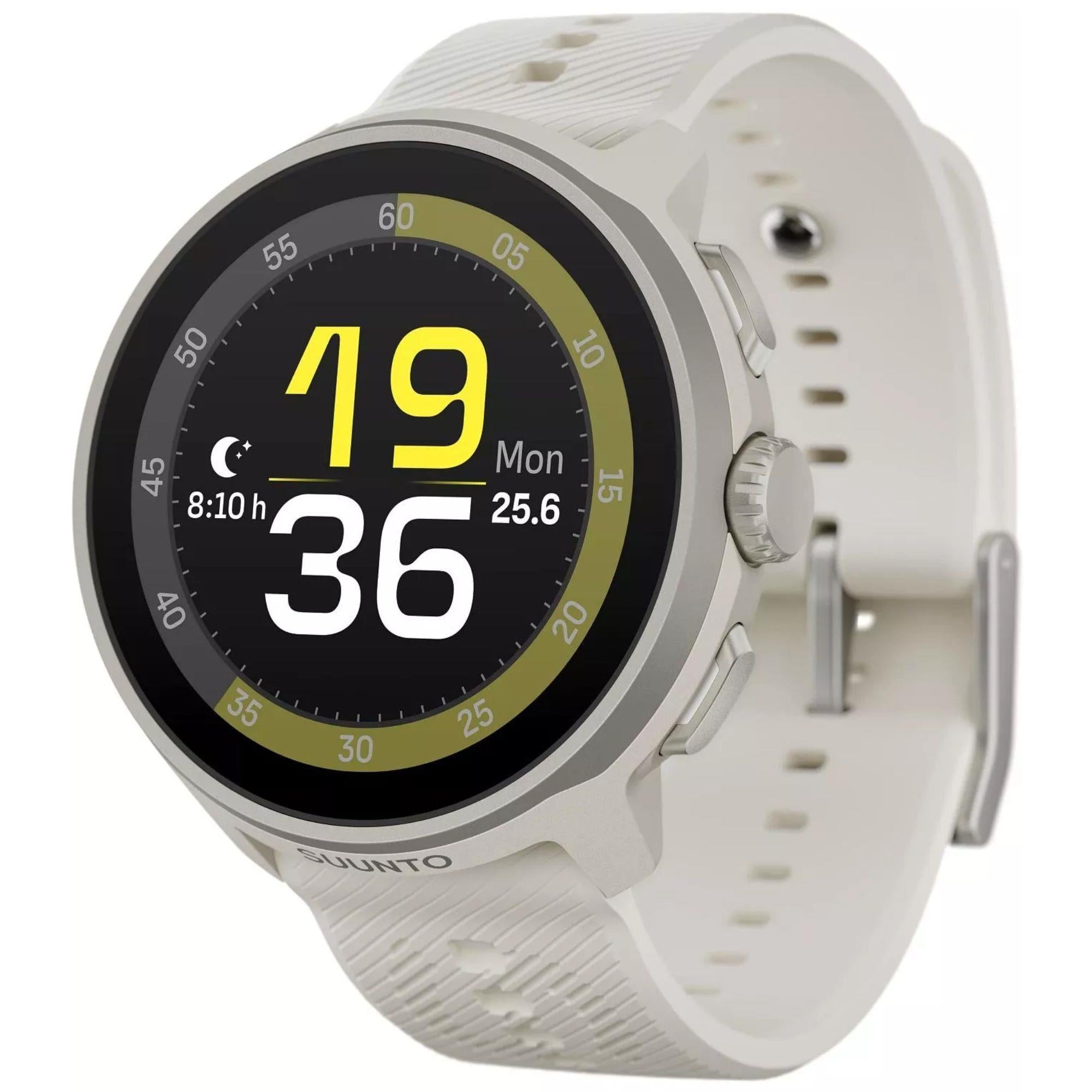 Suunto Run Frost Gray Digital Silicone Smart Watch SS051273000