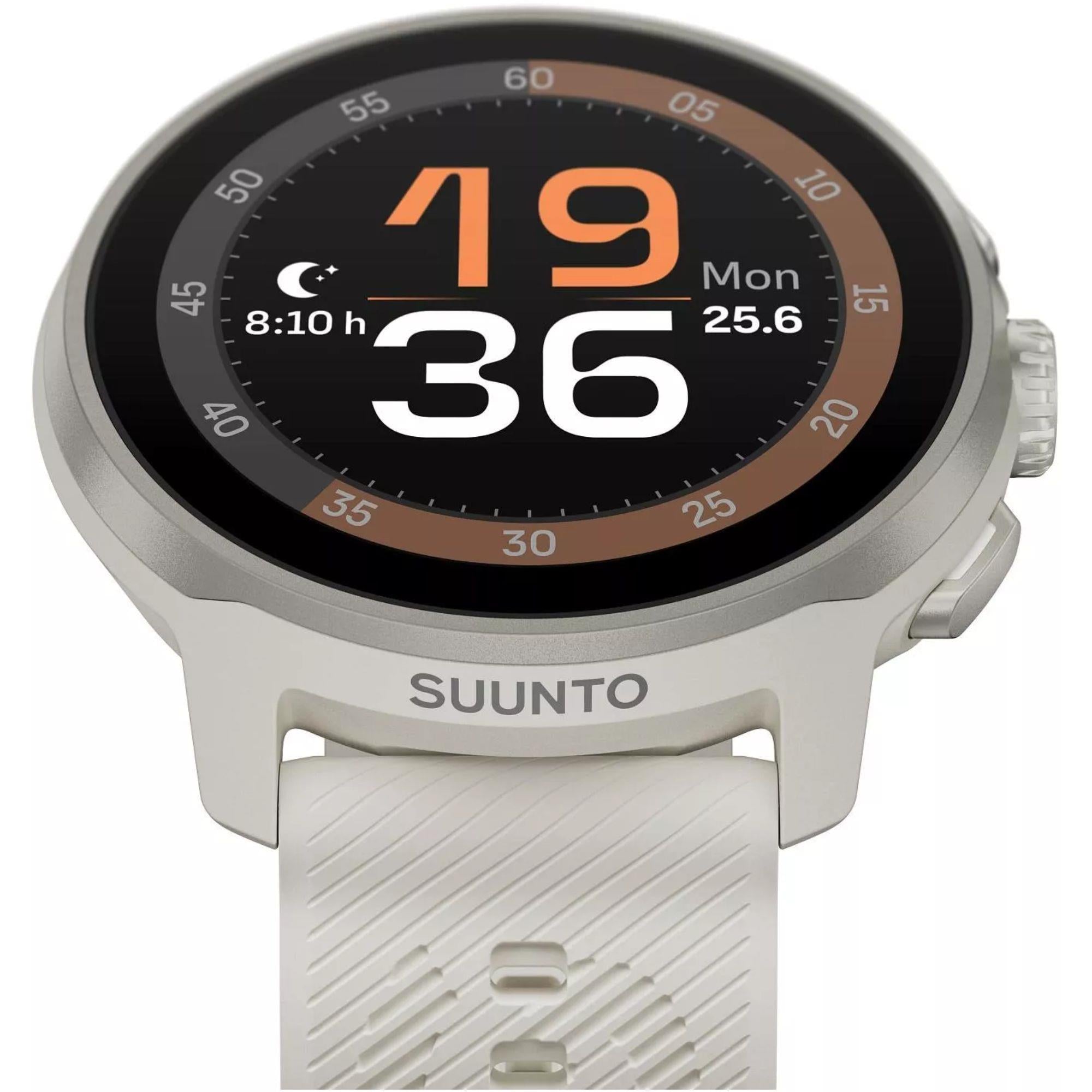 Suunto Run Frost Gray Digital Silicone Smart Watch SS051273000