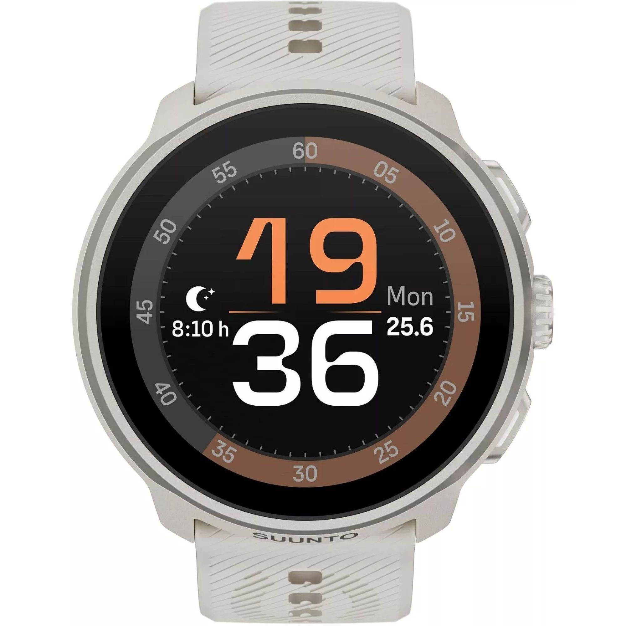 Suunto Run Frost Gray Digital Silicone Smart Watch SS051273000