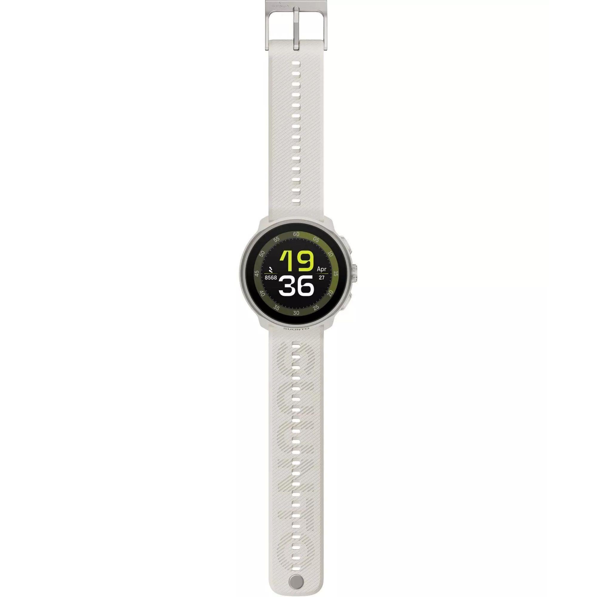 Suunto Run Frost Gray Digital Silicone Smart Watch SS051273000