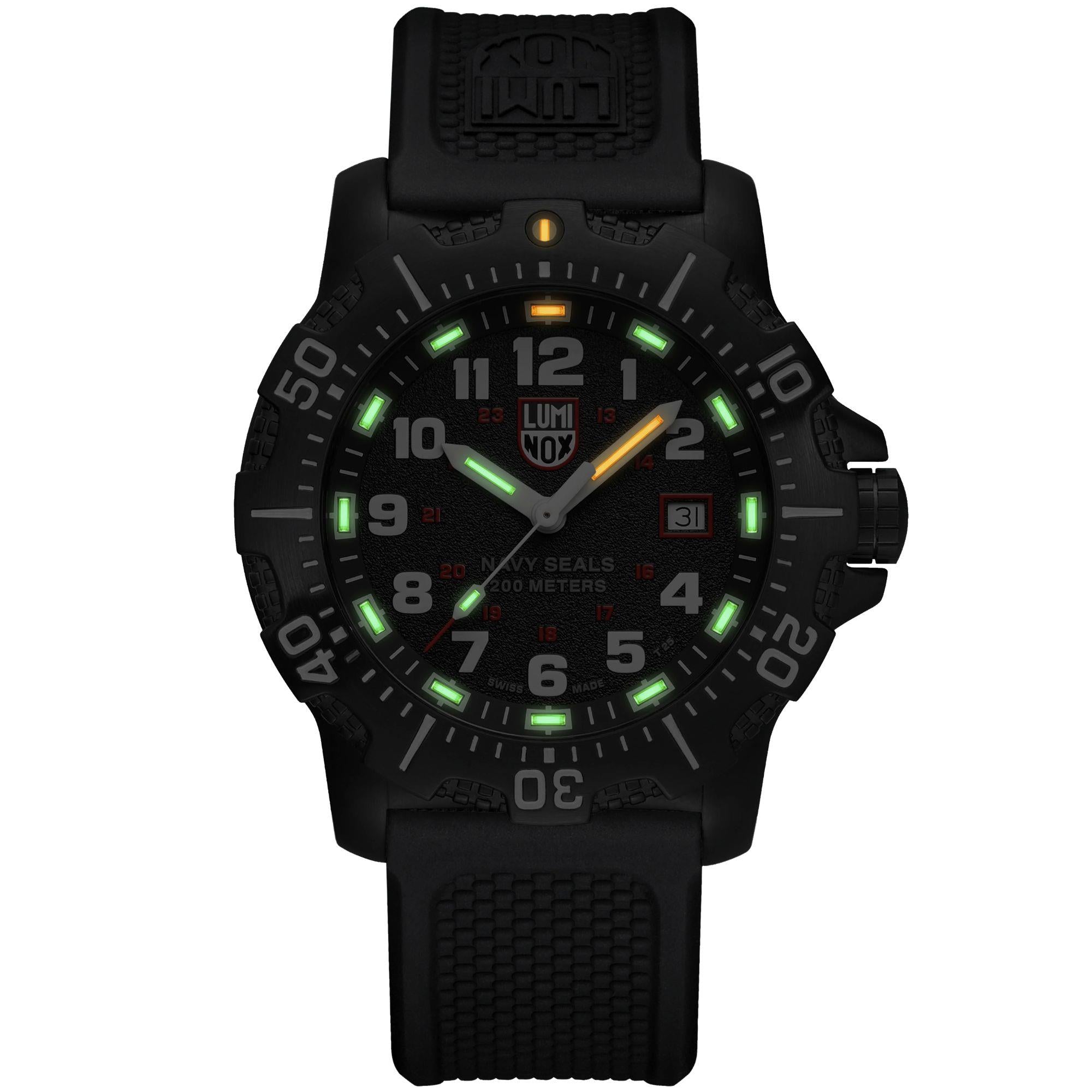 Luminox Navy Seal 45mm Black Dial Rubber Mens Quartz Watch XS.4231.2