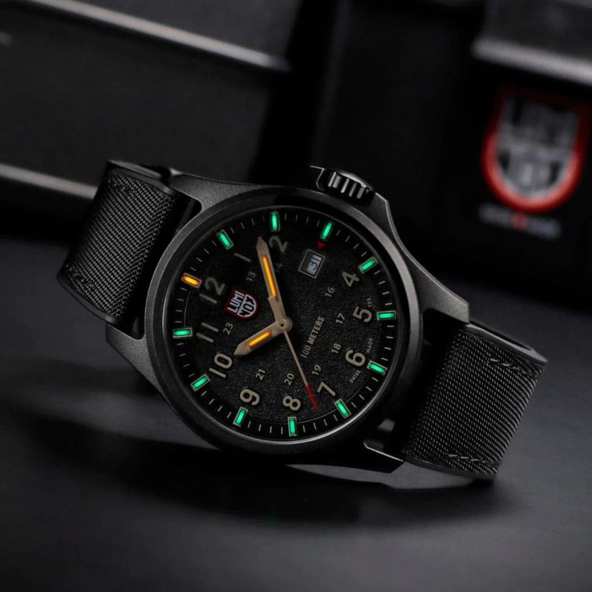 Luminox Atacama Field 43mm Black Dial Rubber Mens Quartz Watch XL.1970.2