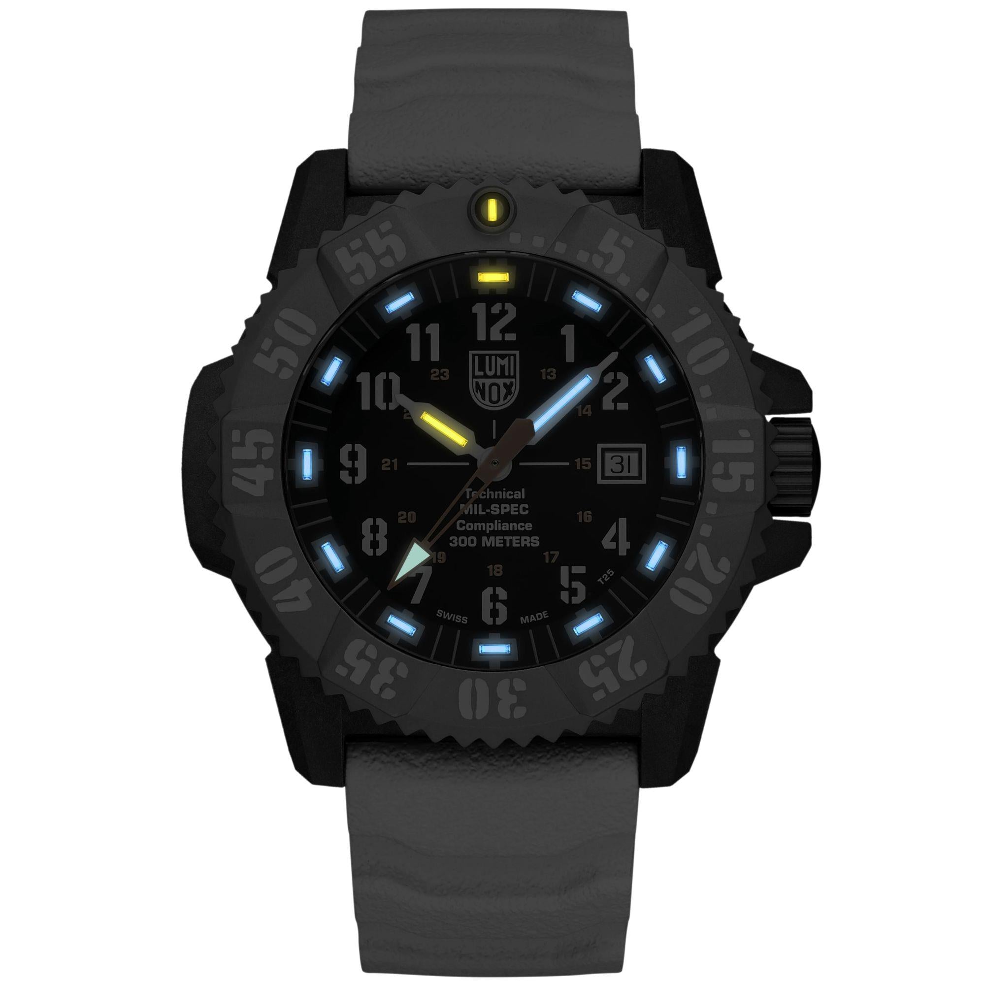 Luminox MIL-SPEC 46mm Black Dial Rubber Mens Quartz Watch XL.3359.2