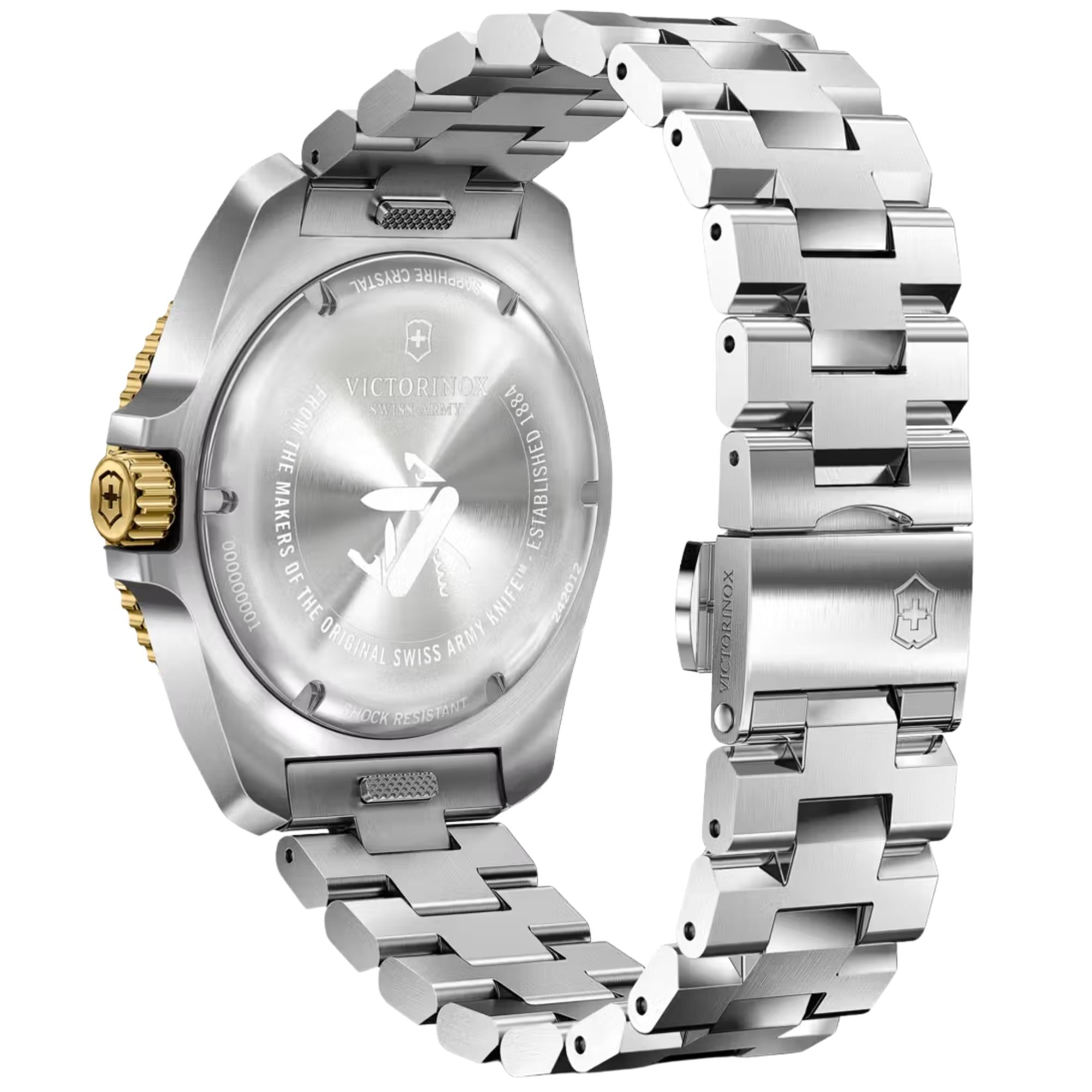 Victorinox Journey 1884 242012 stainless steel bracelet and deployment clasp