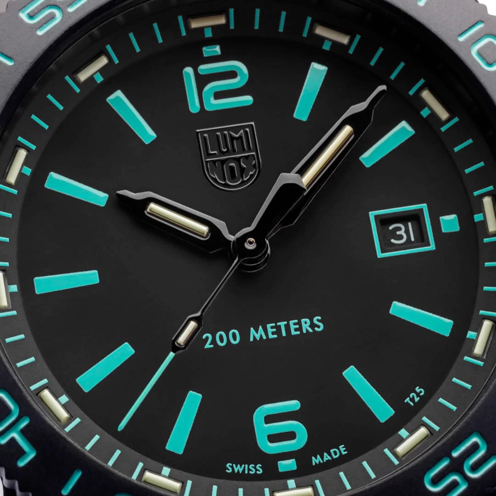 Luminox Pacific Diver 44mm Limited Edition Black Dial Rubber Mens Quartz Watch XS.3124.N.SET