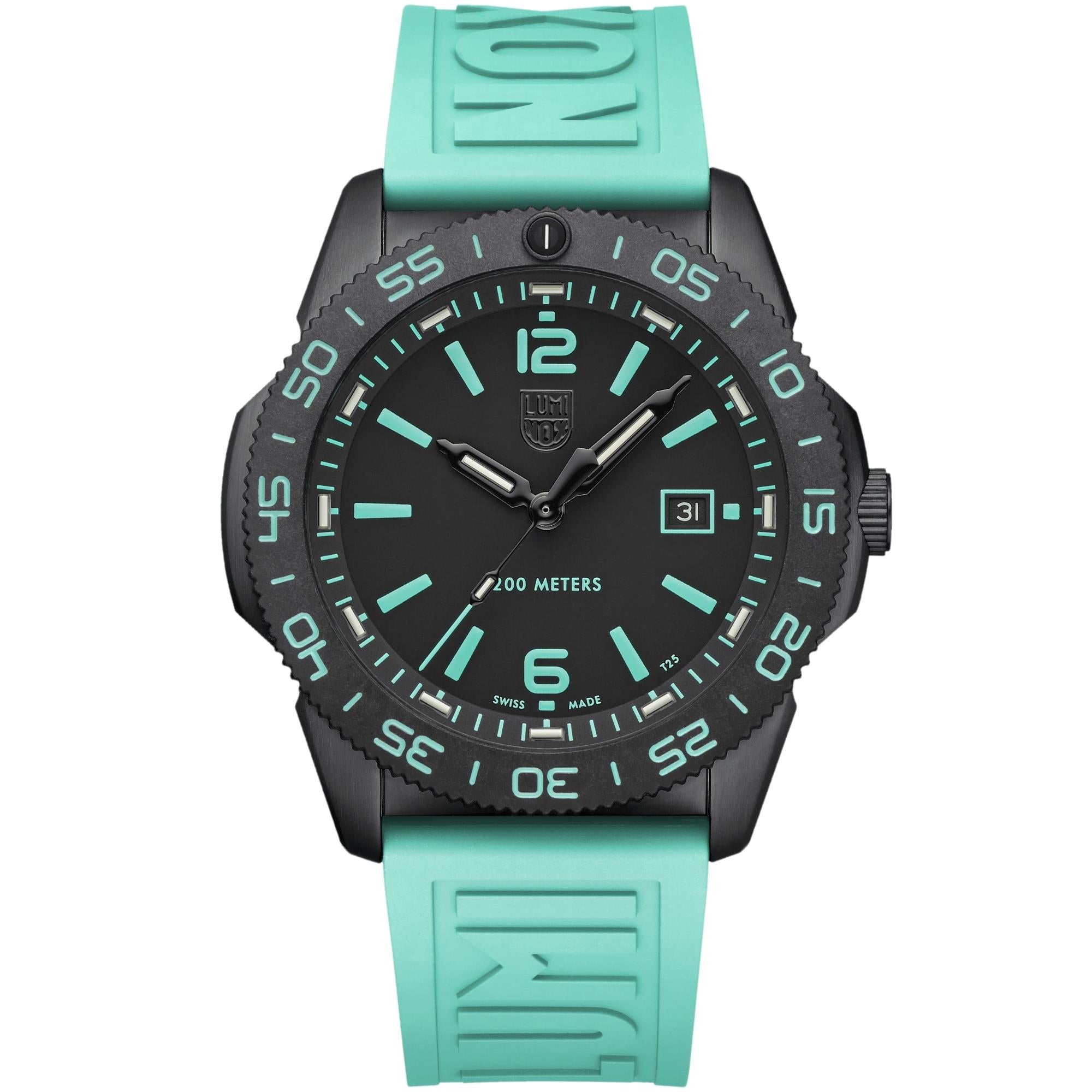 Luminox Pacific Diver 44mm Limited Edition Black Dial Rubber Mens Quartz Watch XS.3124.N.SET