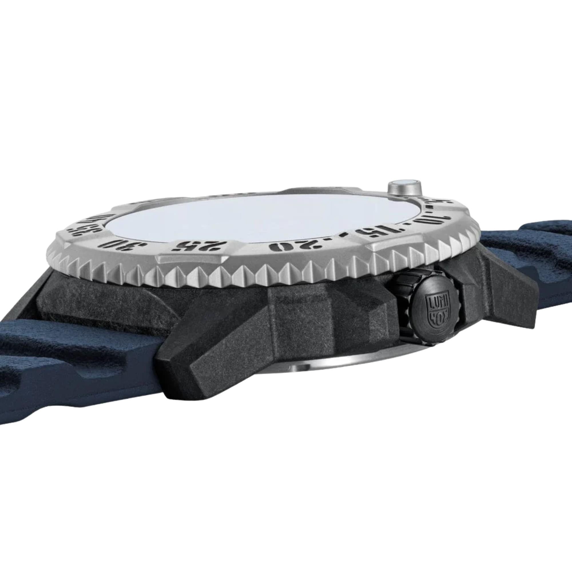 Luminox MIL-SPEC Inspired 46mm Titanium Blue Dial Rubber Mens Quartz Watch XL.3355.2